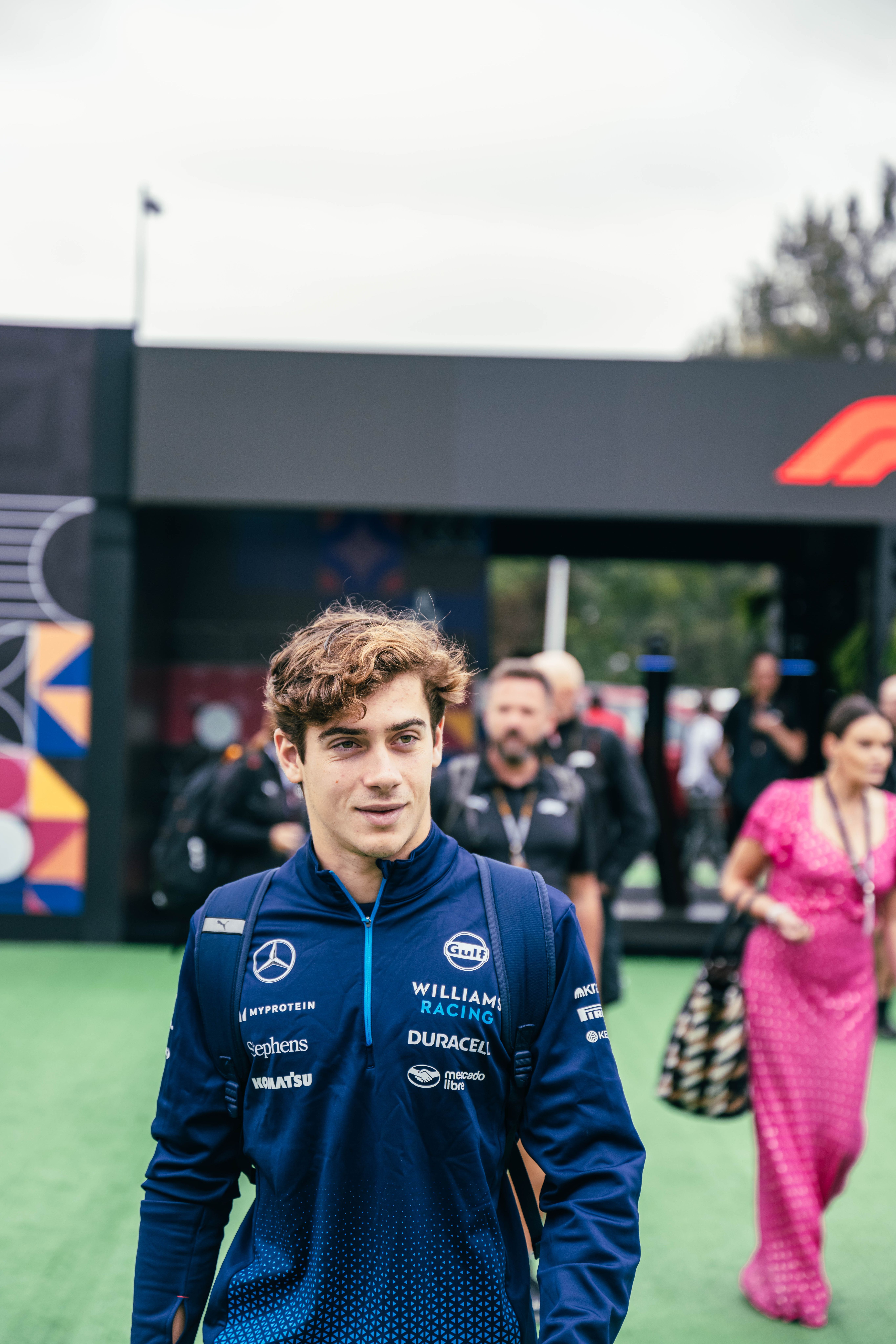 Colapinto checks in.