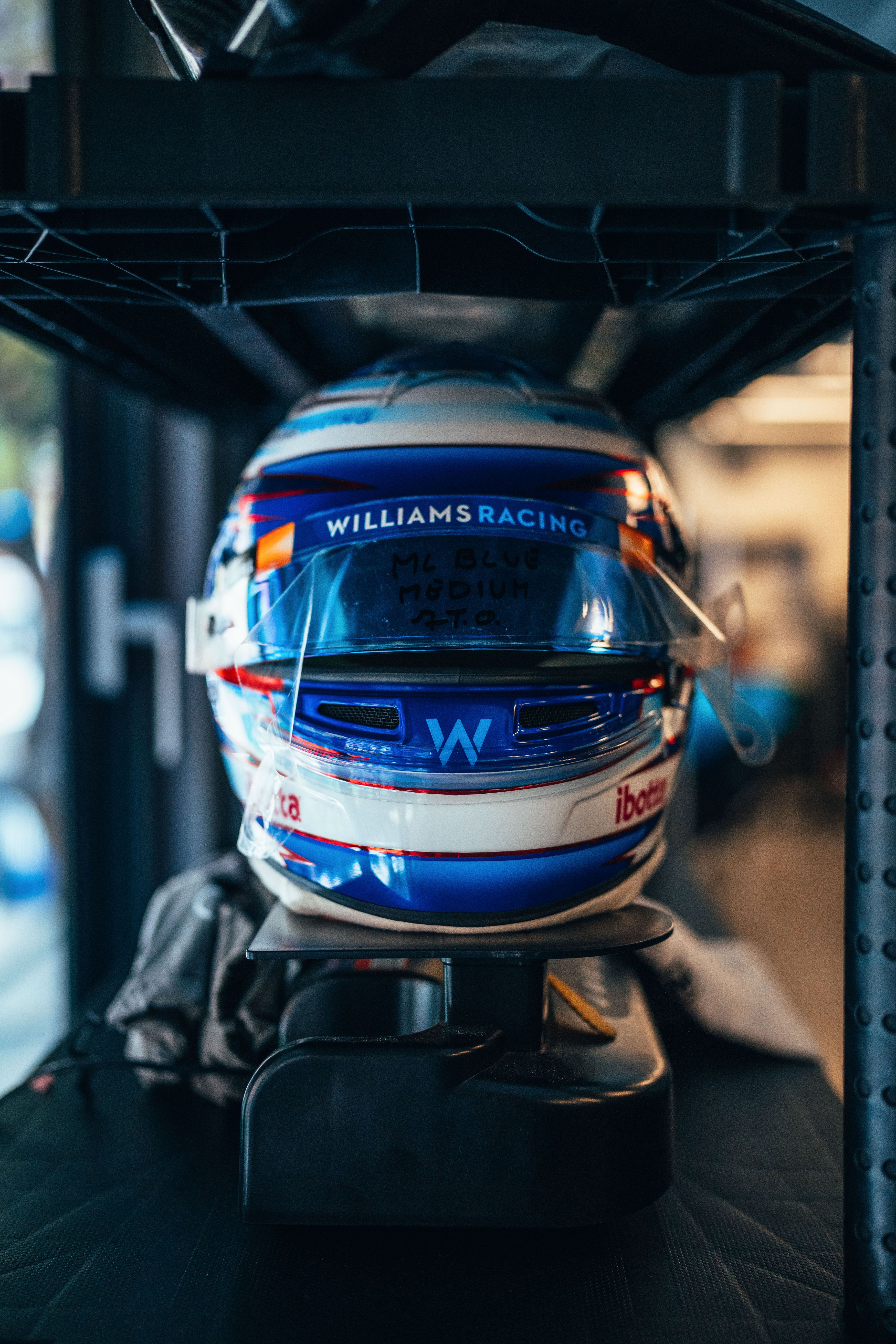 Logan’s equipment ready to head out out for FP3.