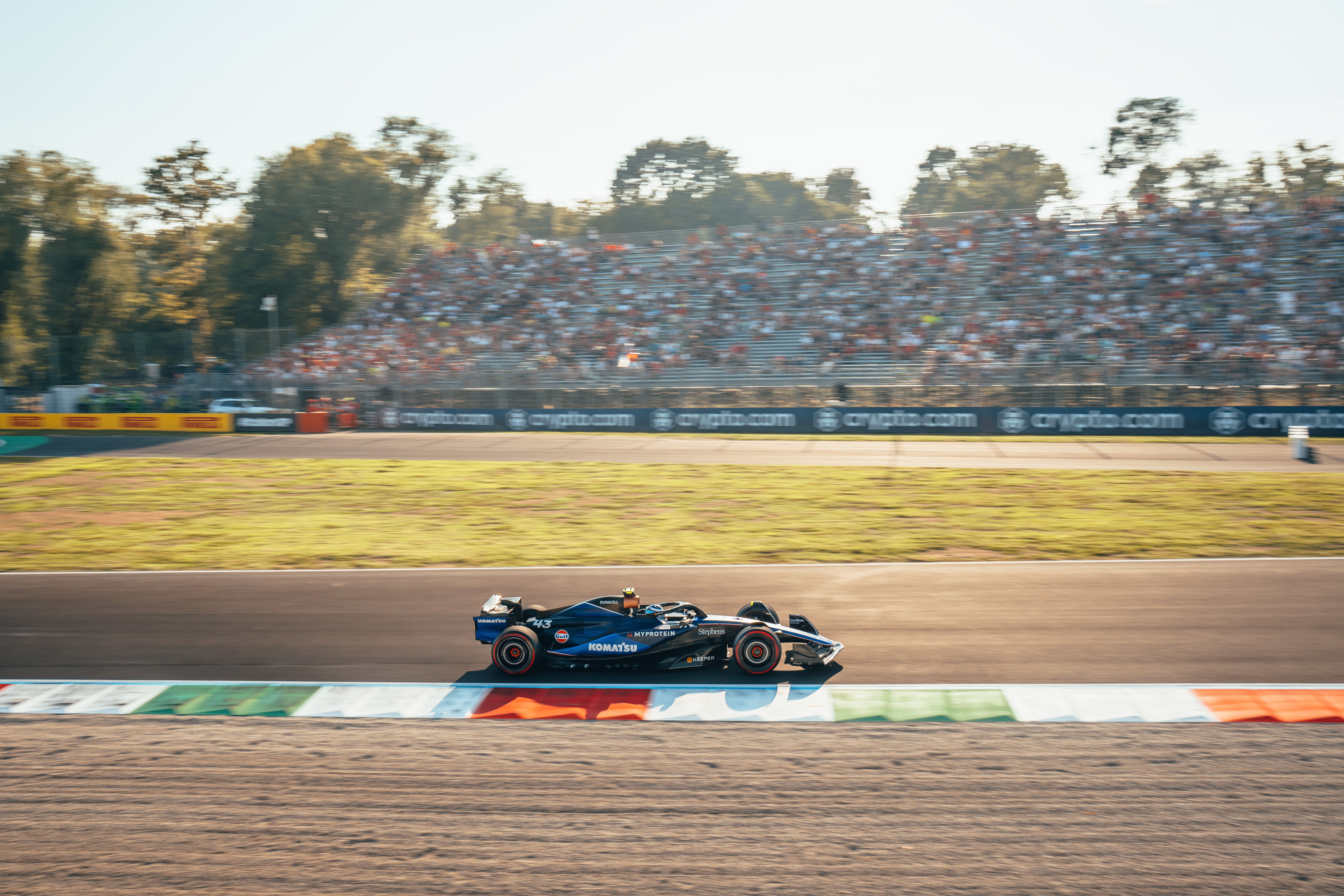 Sun starting to drop.