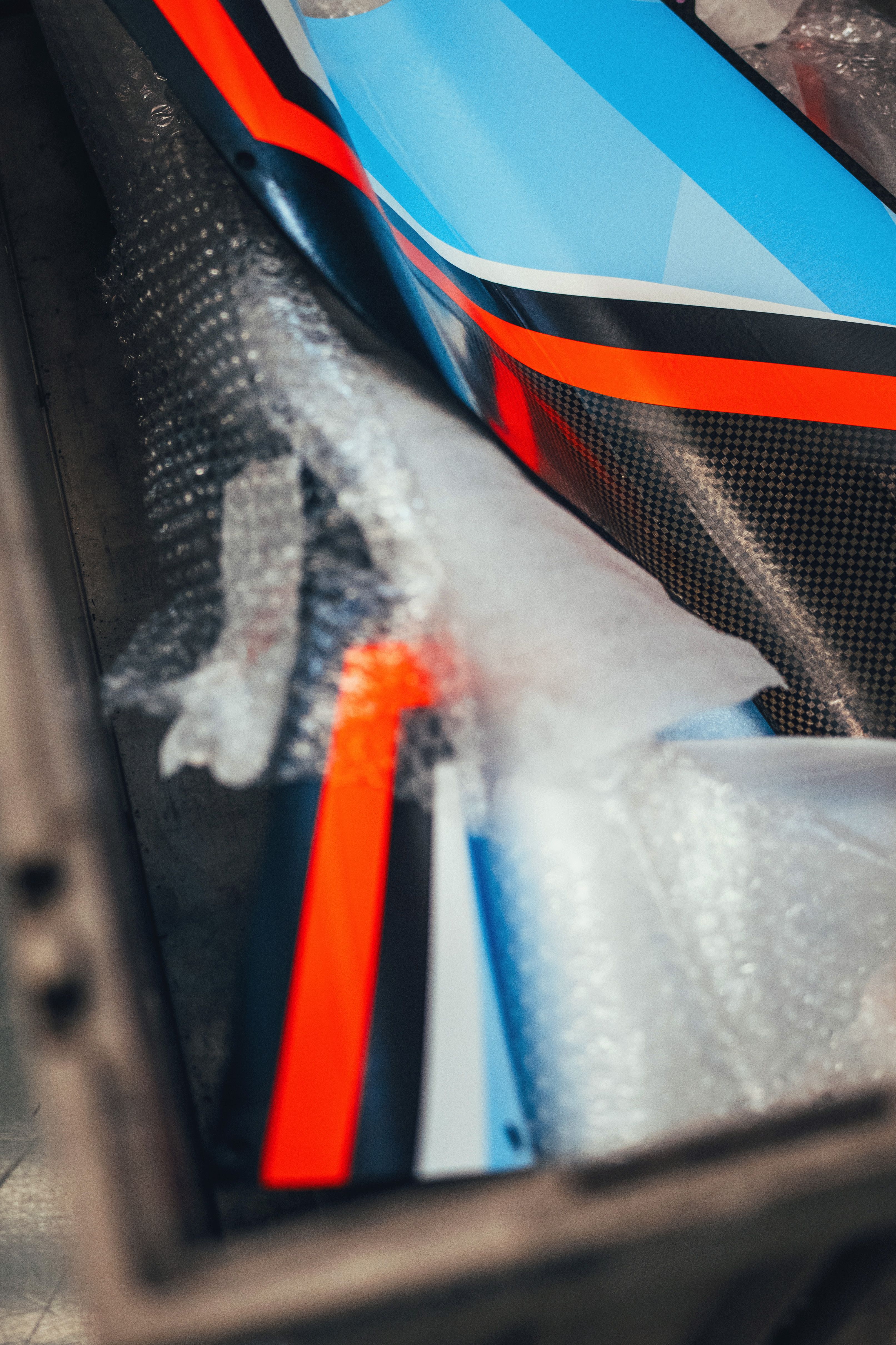 Safely packed for shipping.