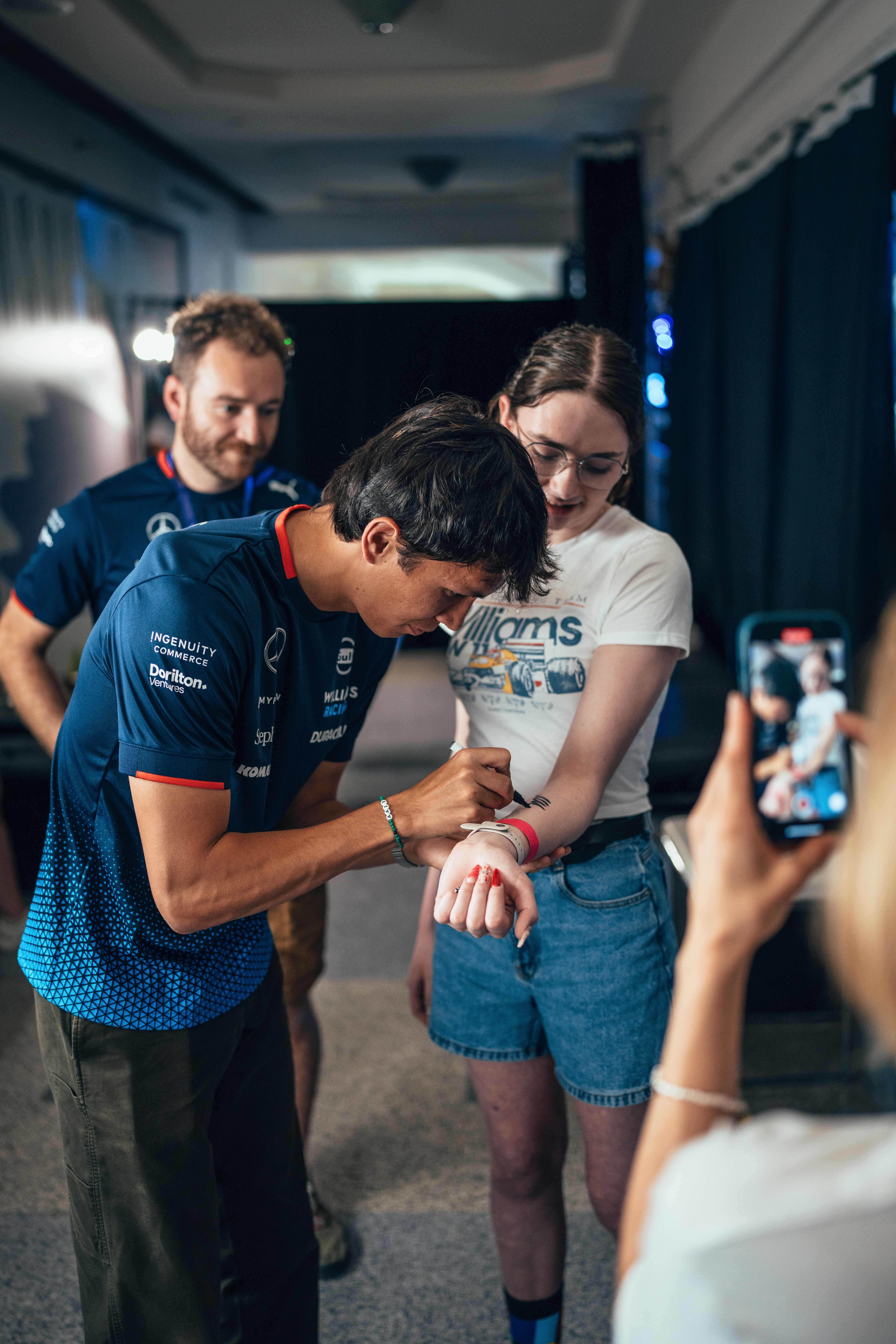 Then it was time to meet the exclusive meet and greet winners.