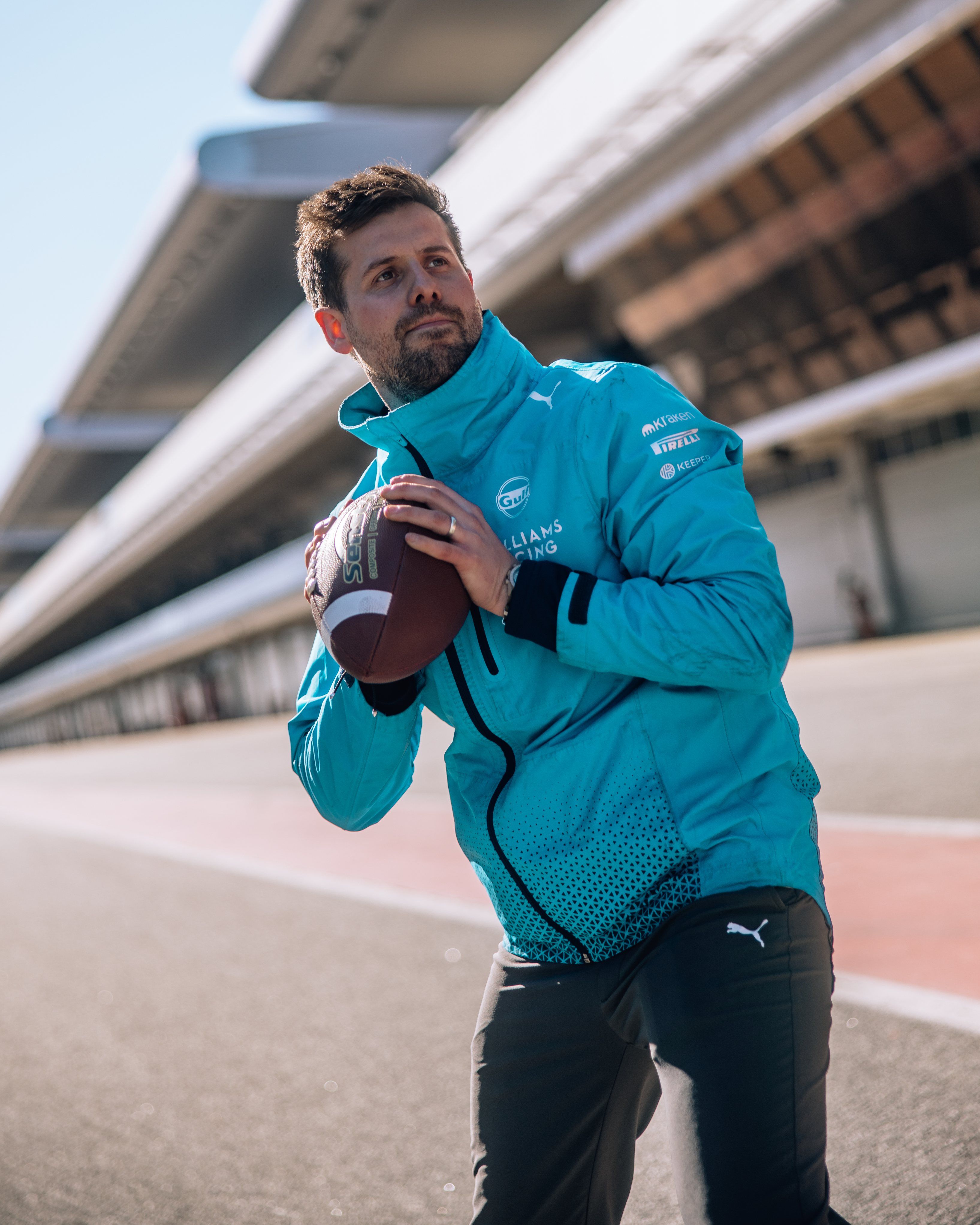 Our crew were more than happy to chuck a football around in Barcelona this week.