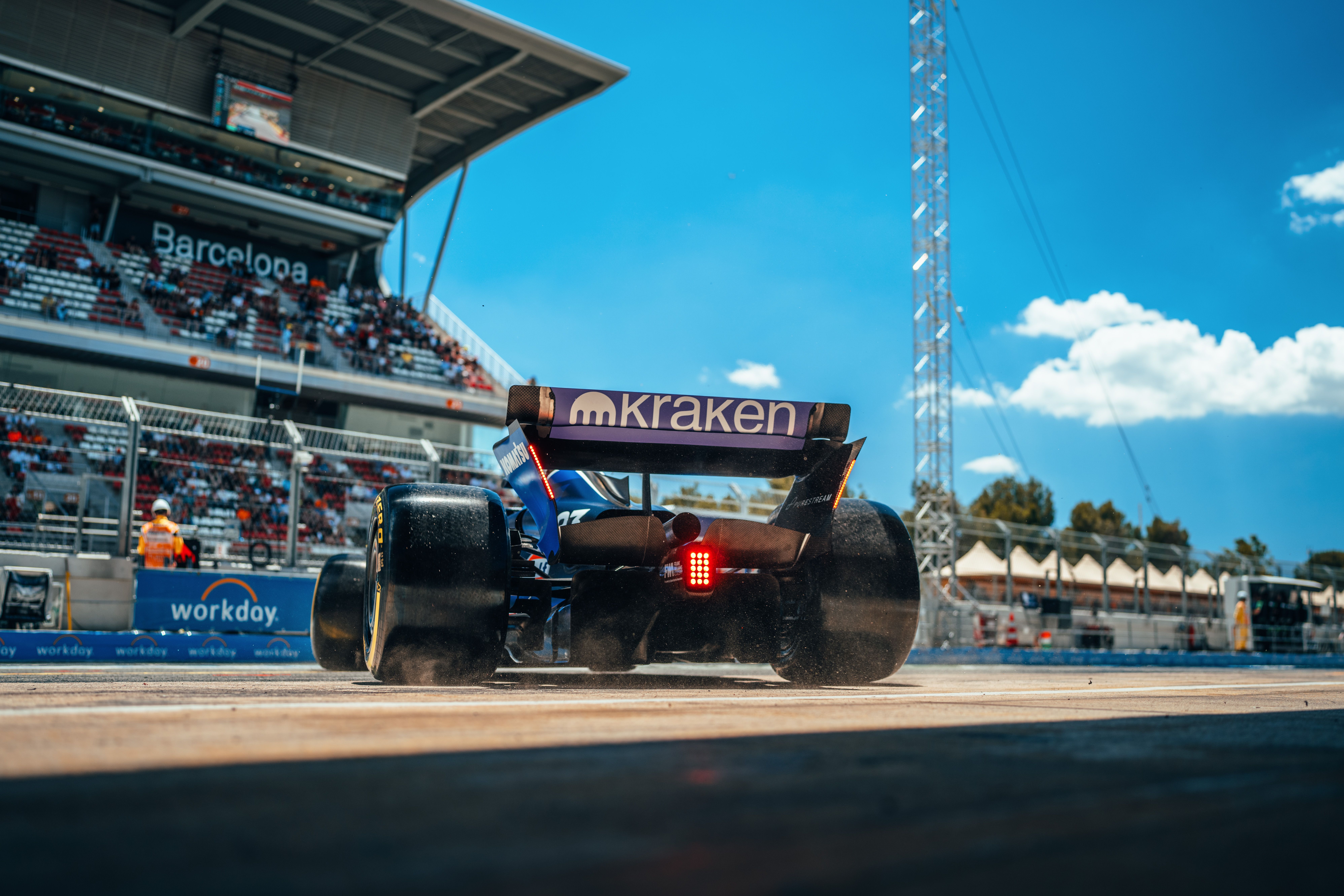 Sunny Spanish skies.