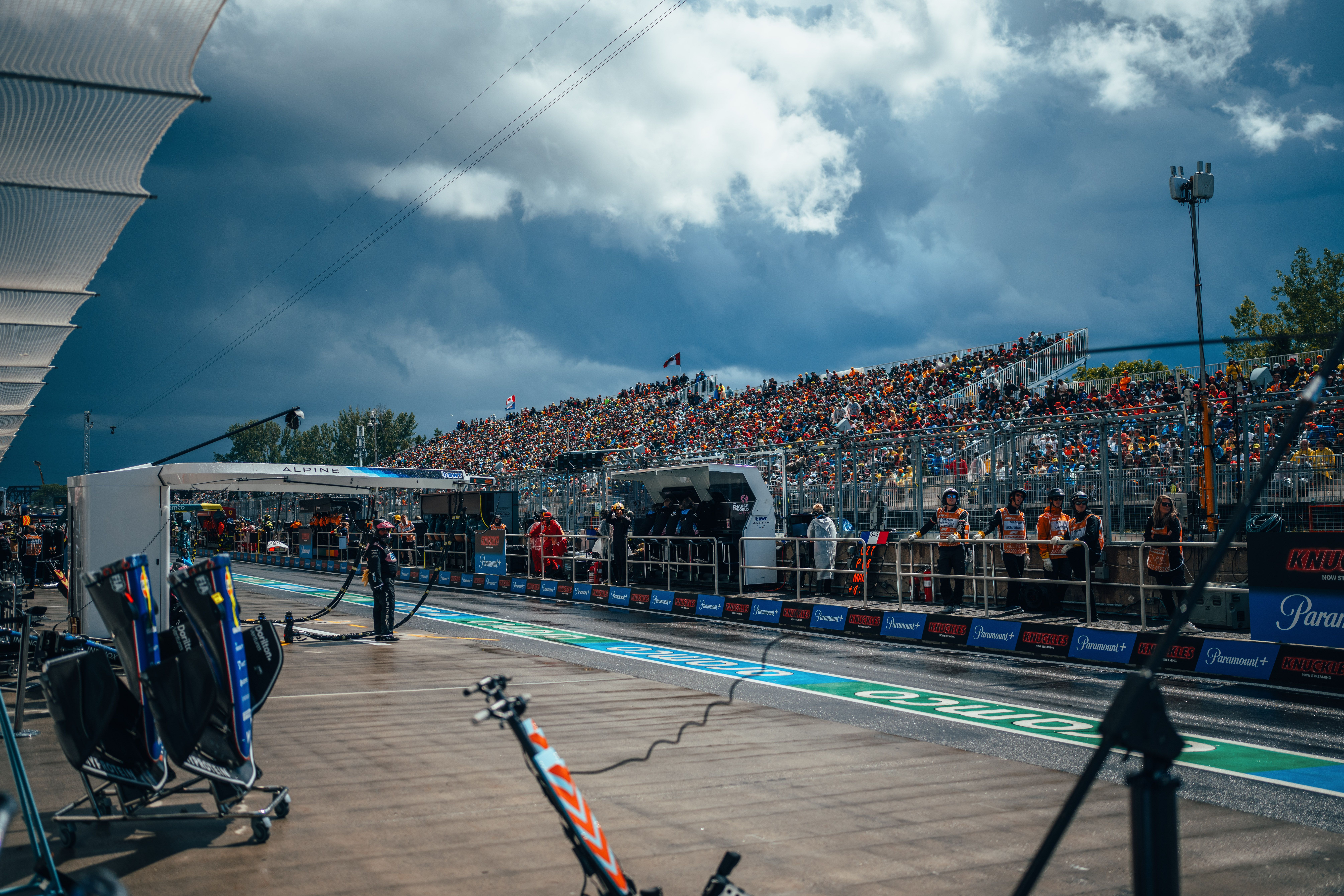 The weather changed constantly, making for some pretty dramatic shots