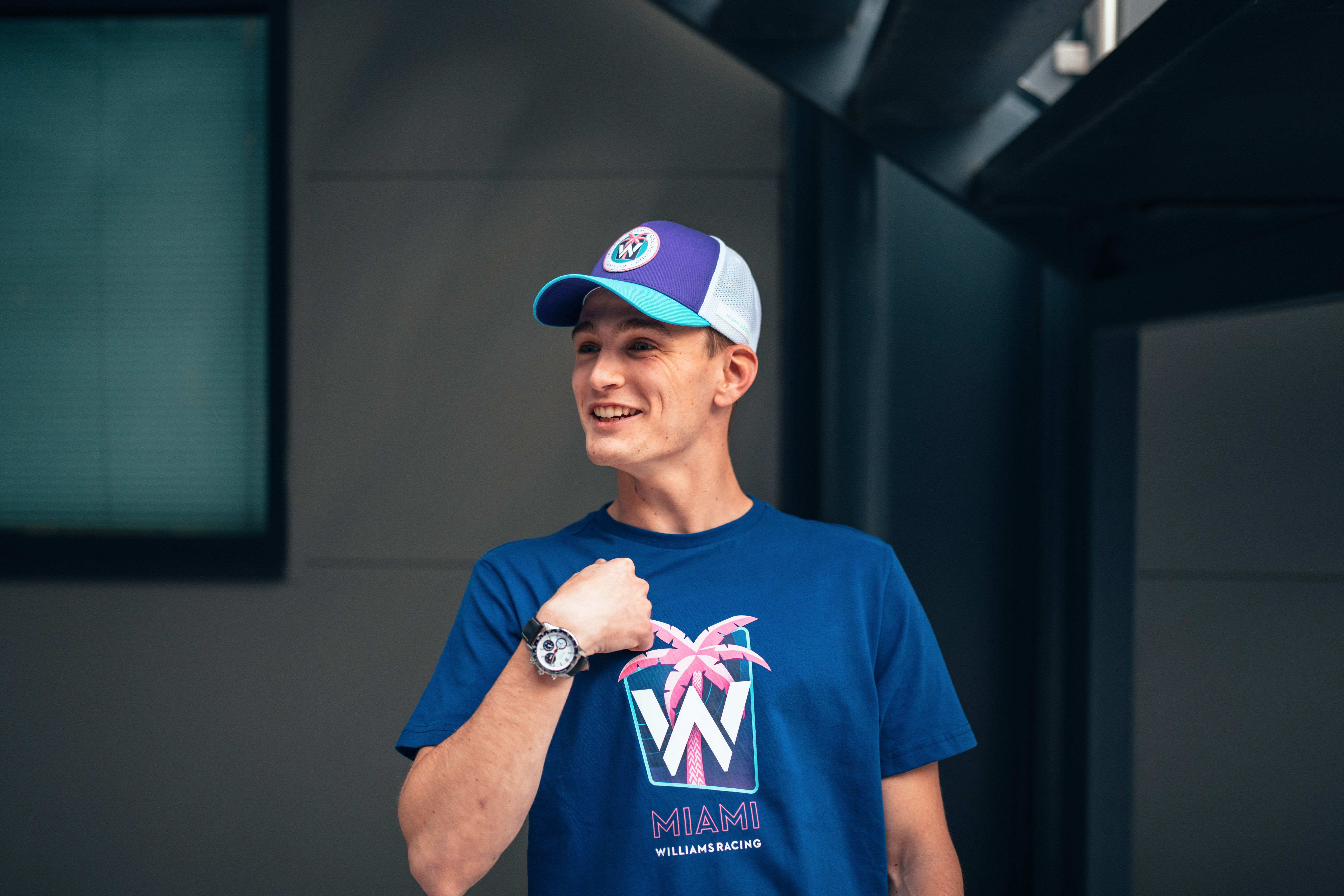 Guess whose first home race it will be?