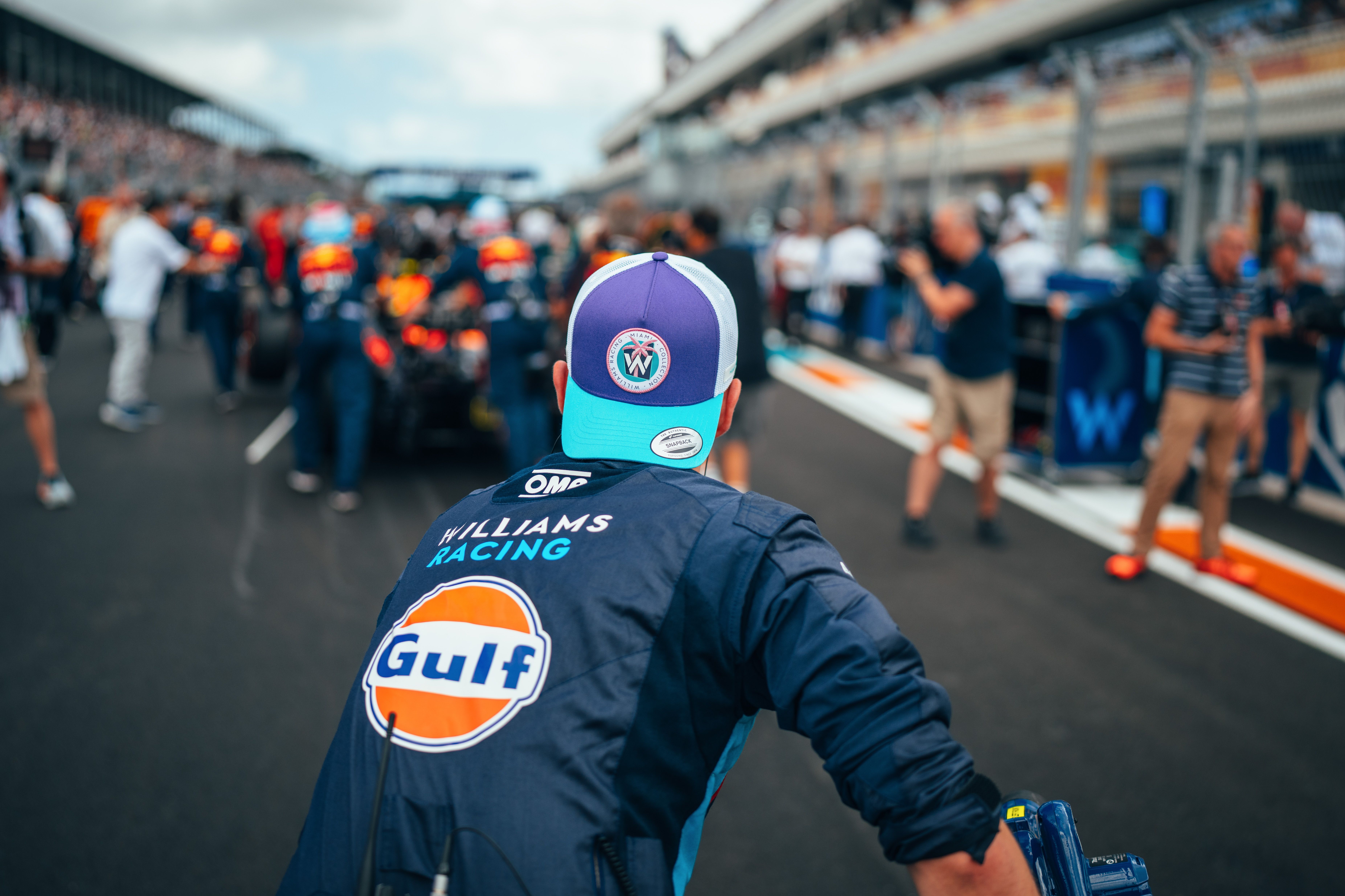 Our Miami cap looks right at home on the grid.