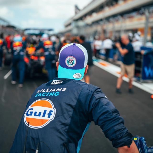 Our Miami cap looks right at home on the grid.