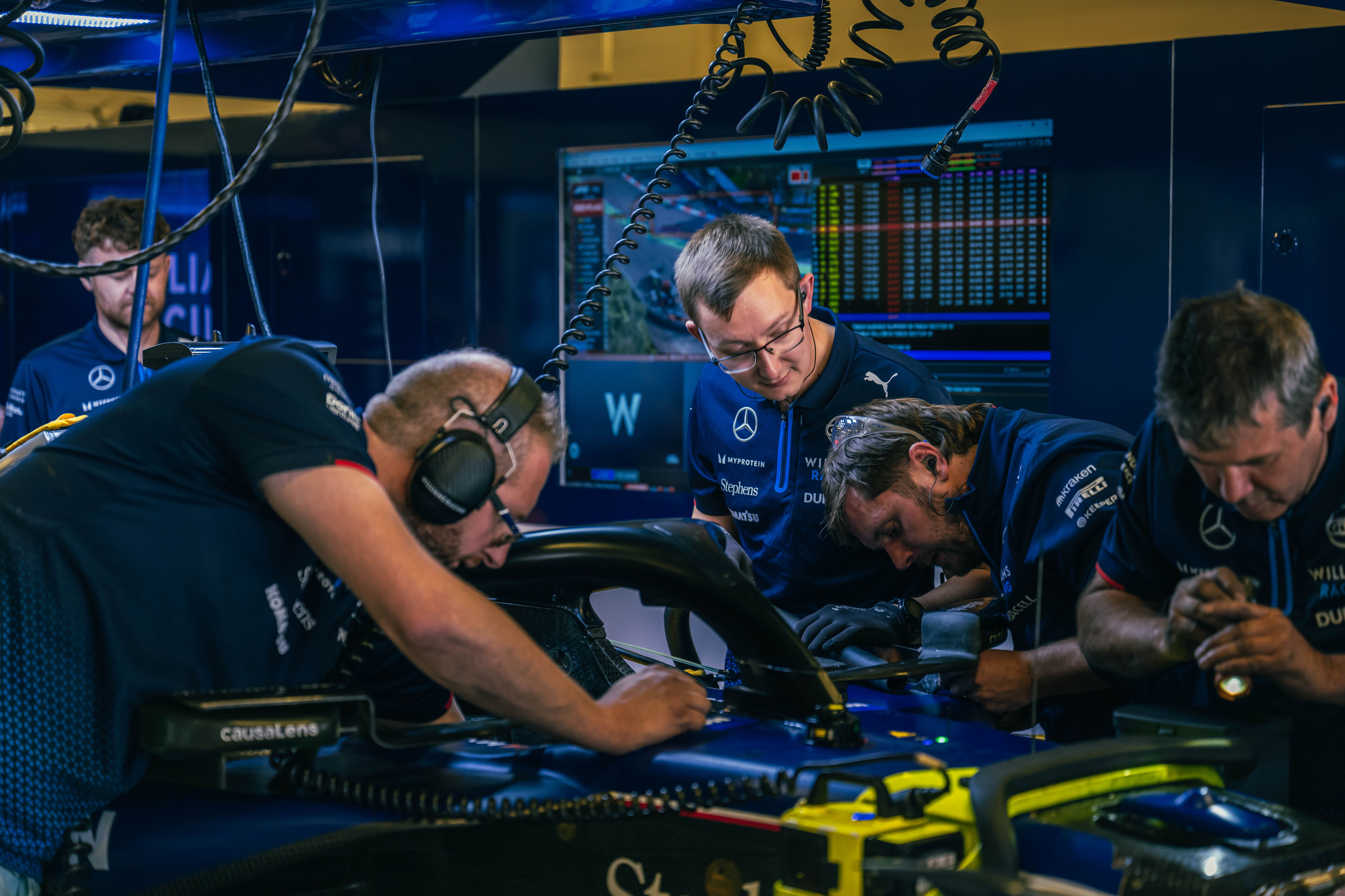 A solid effort from the team to try to get Alex’s car out on track for FP2