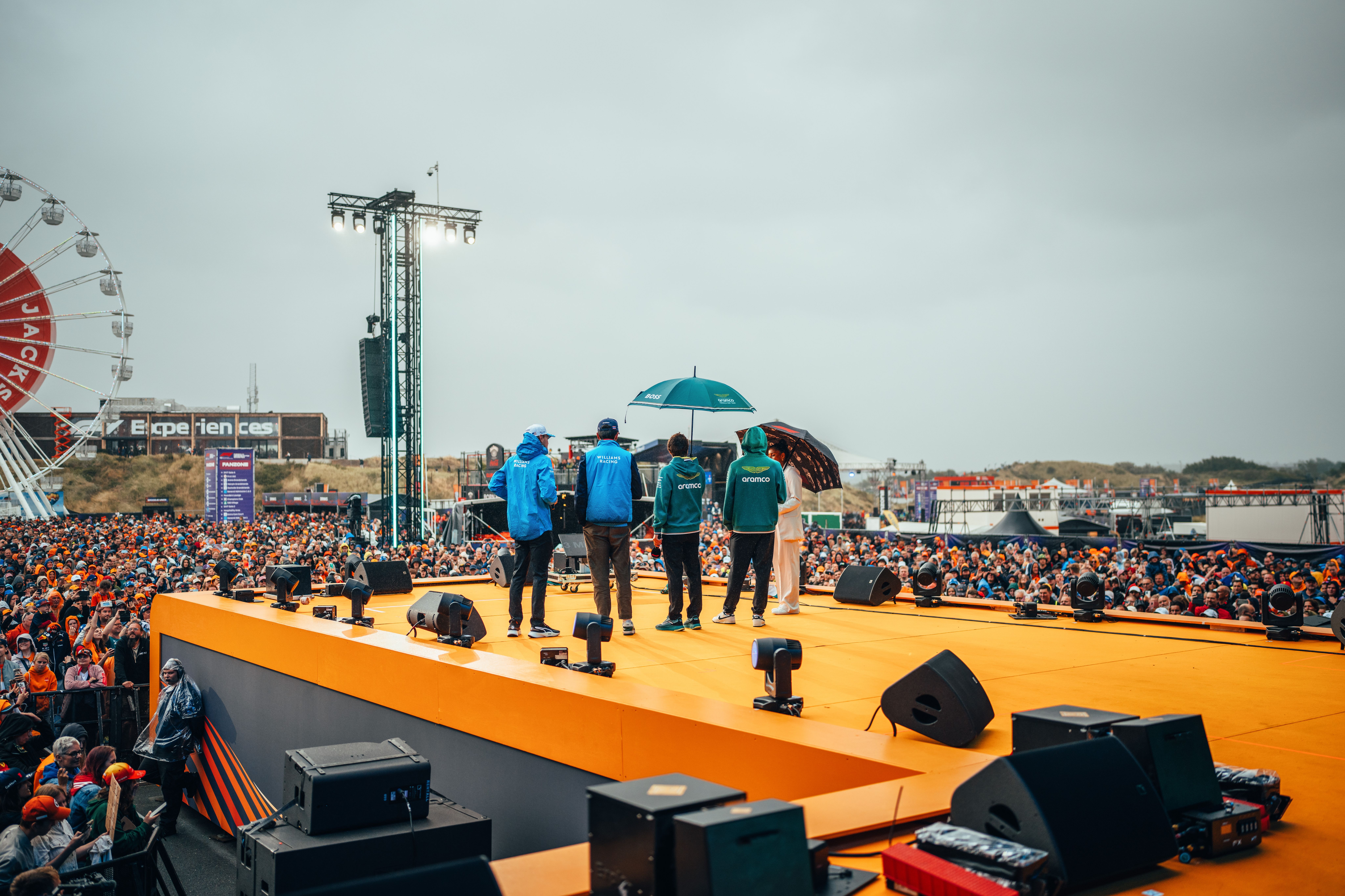 Joined by the Aston duo.