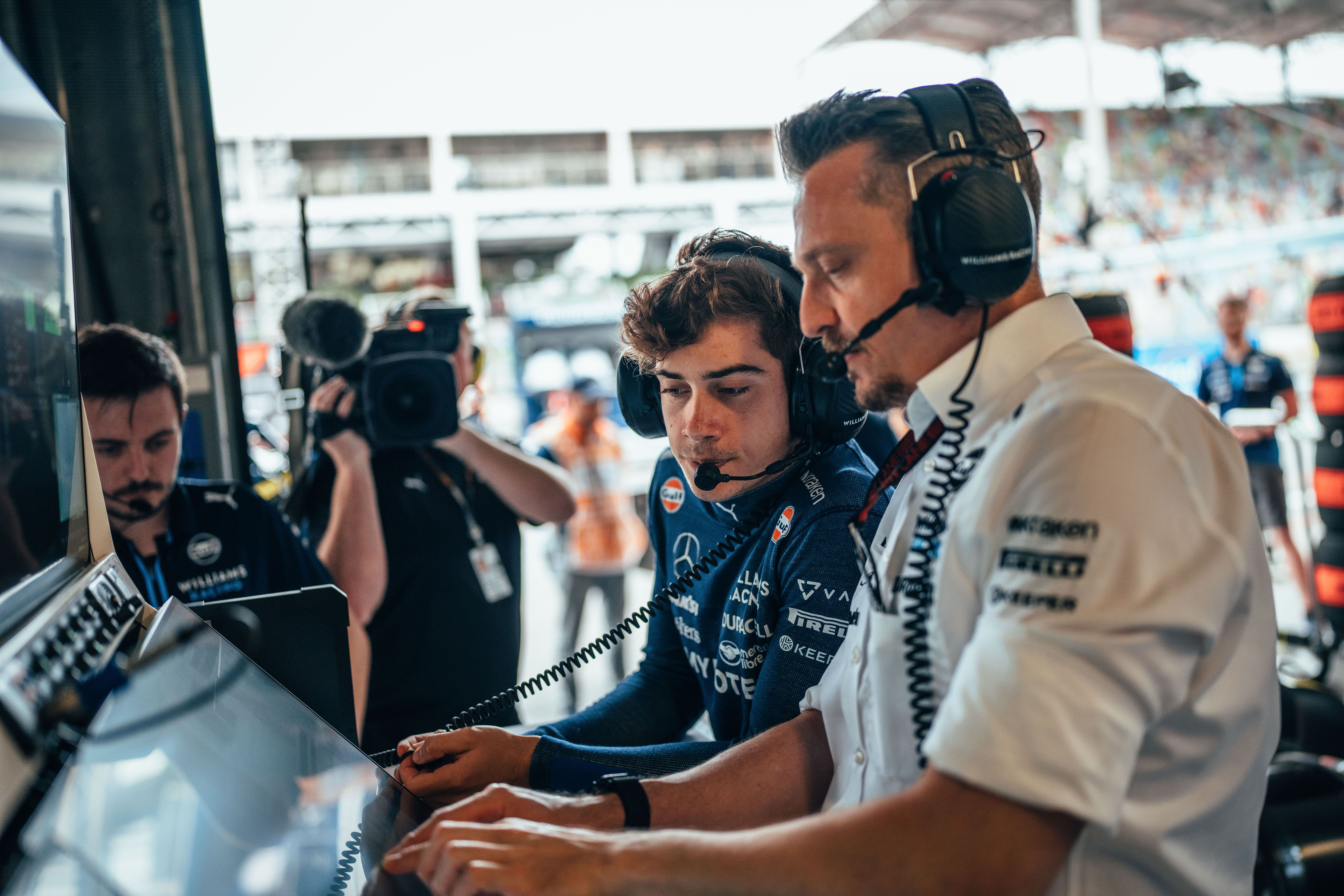 Gaetan shows Franco the data