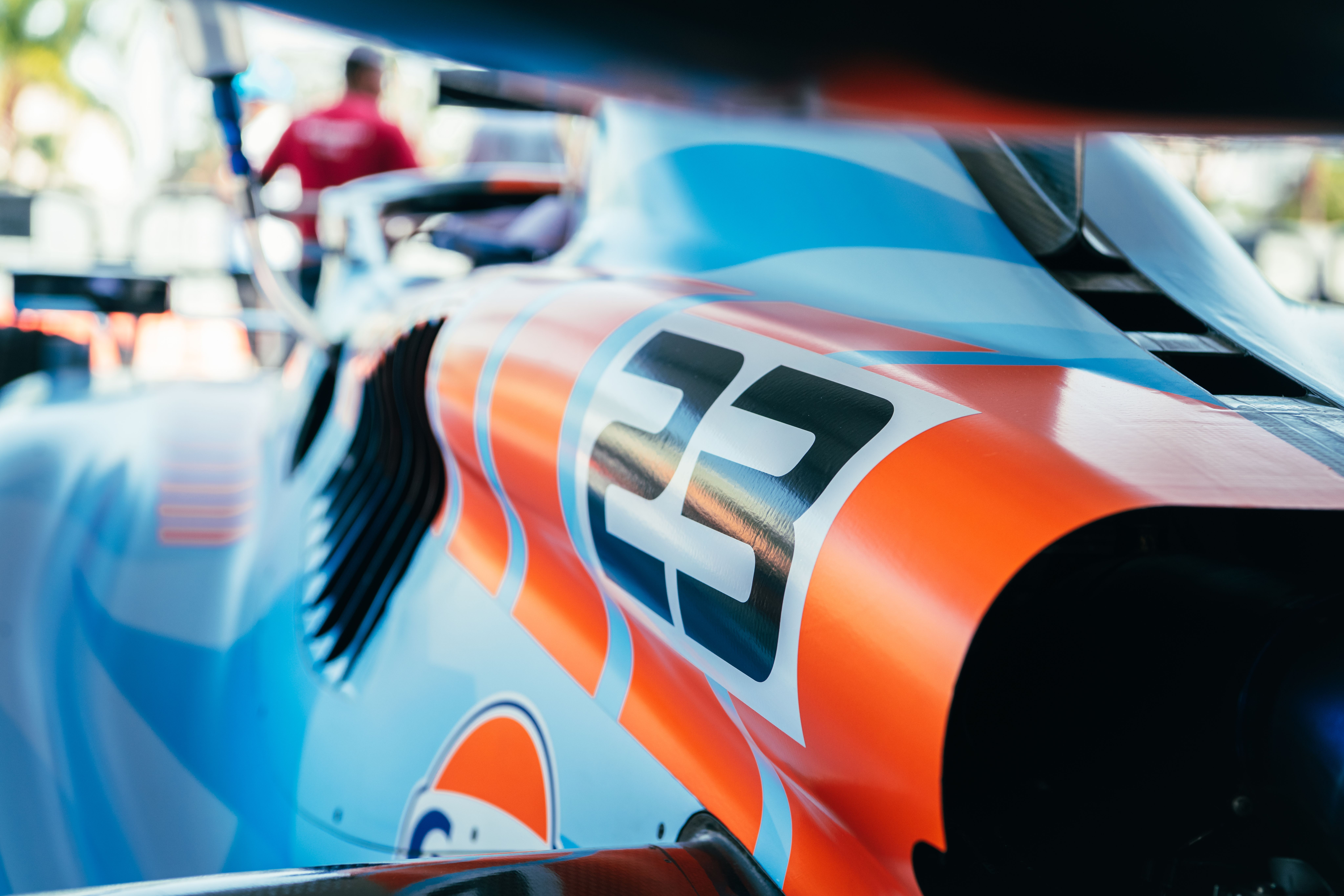 Alex's chariot for the evening.