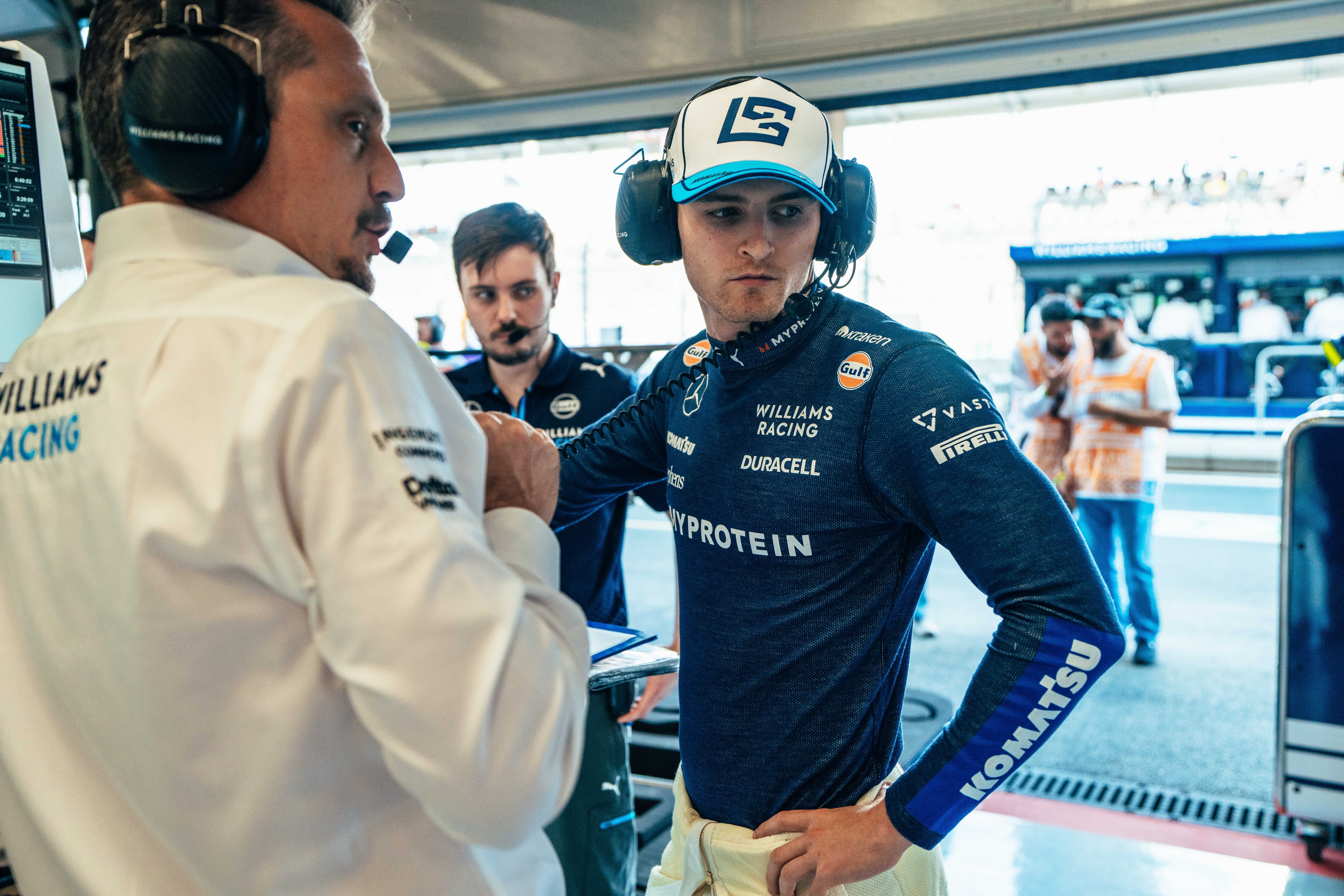 Sadly a brush with the wall ended Sarge's final practice session early.