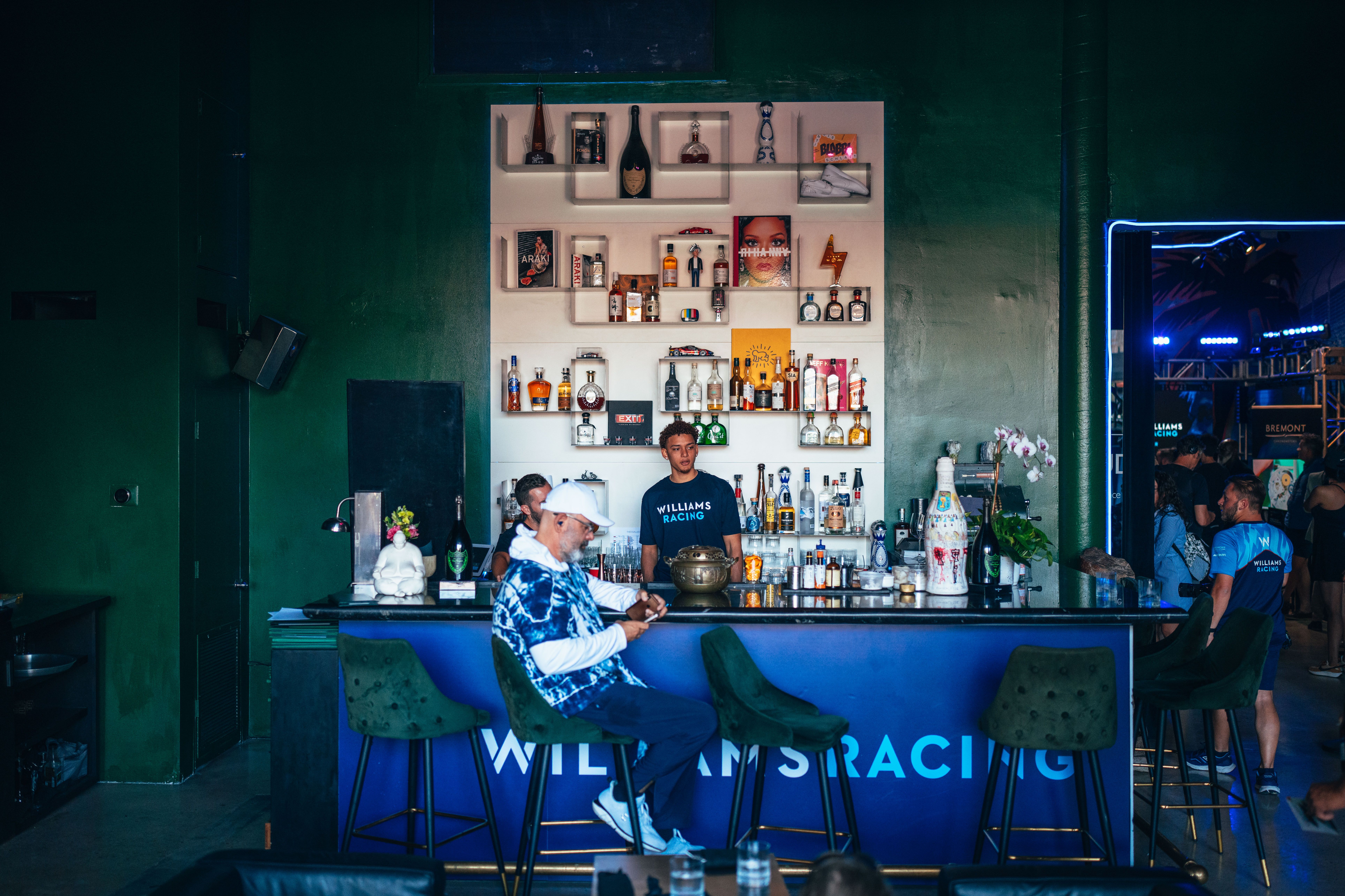 A quick pit stop at Ultra Bar by Michelob Ultra, open from 1200 to close every day.