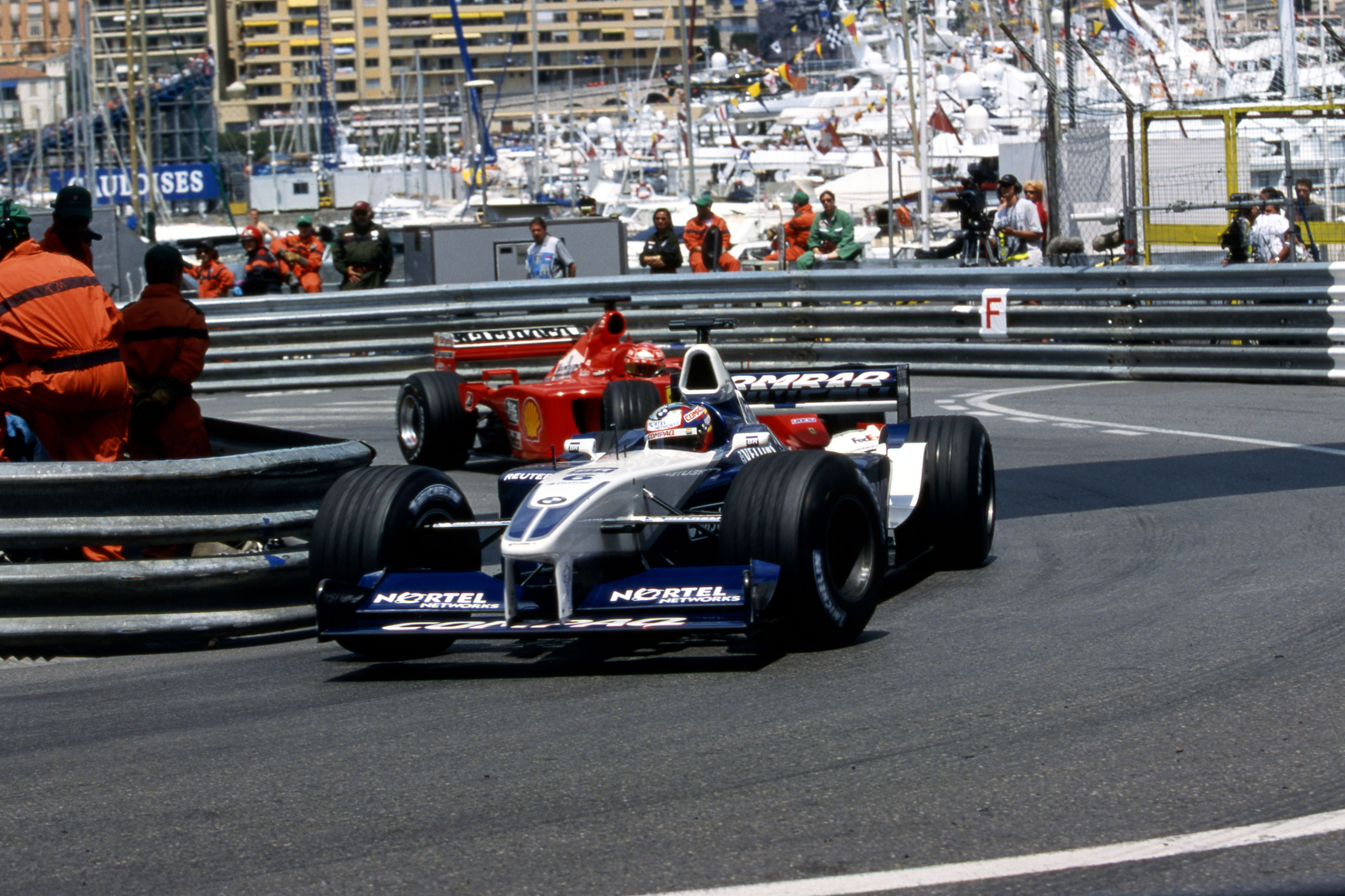 Juan Pablo Montoya in his Monaco debut in ‘01.