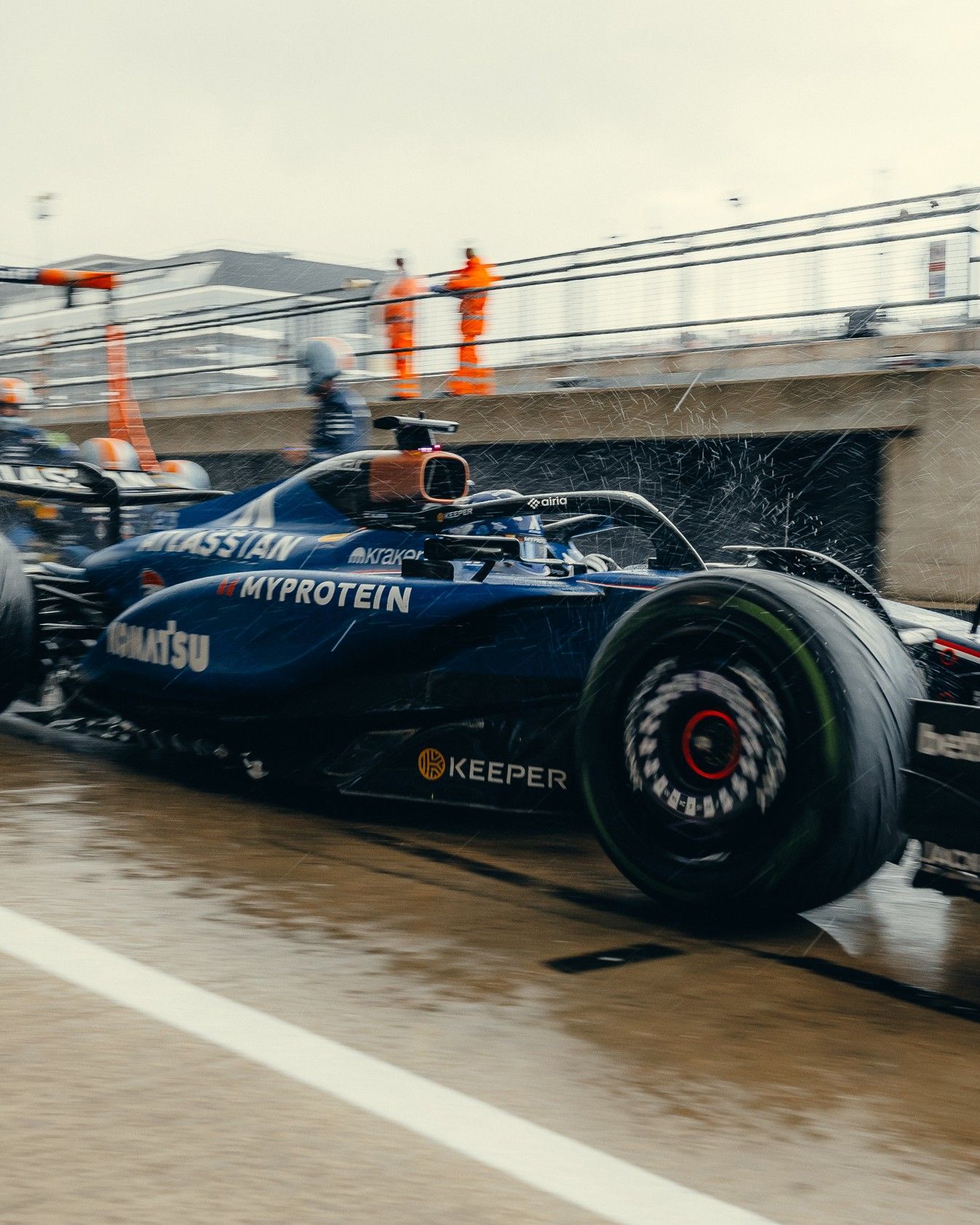 British summertime in one photo. A third straight points finish at Silverstone, though a late twist denied us a double score.