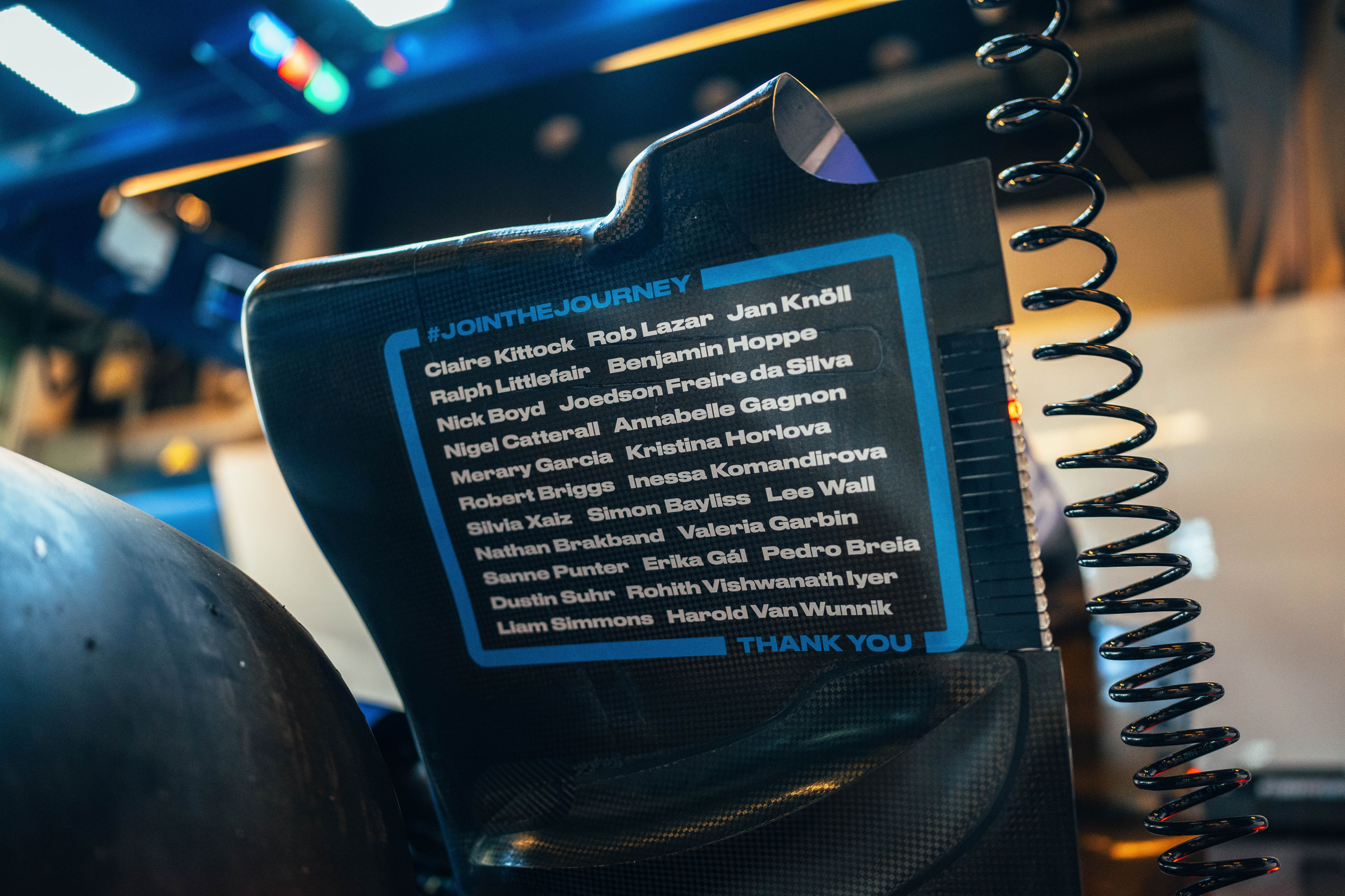 Either on our FW45 Rear Wing.