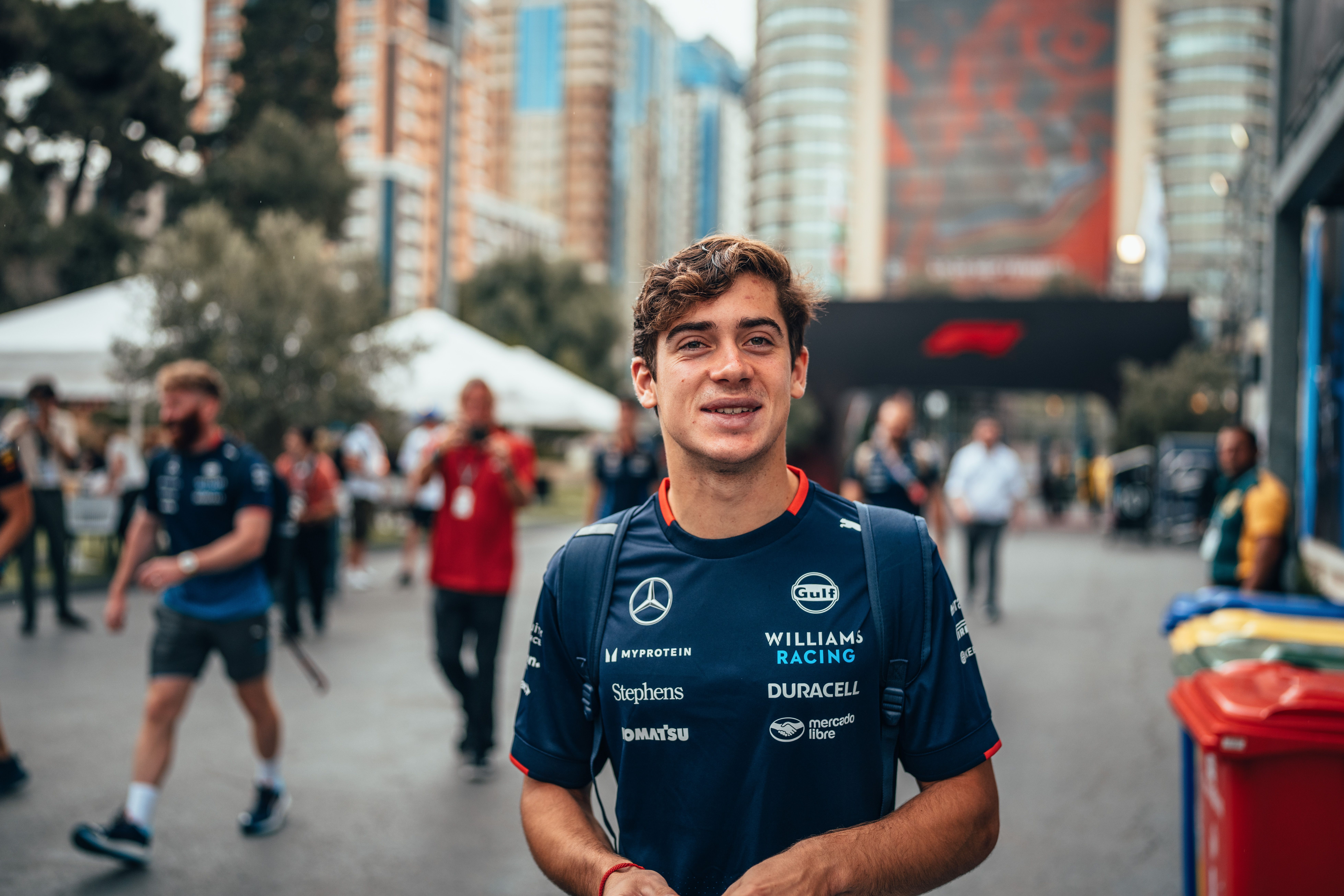 Franco smiles ahead of his first Azerbaijan Quali