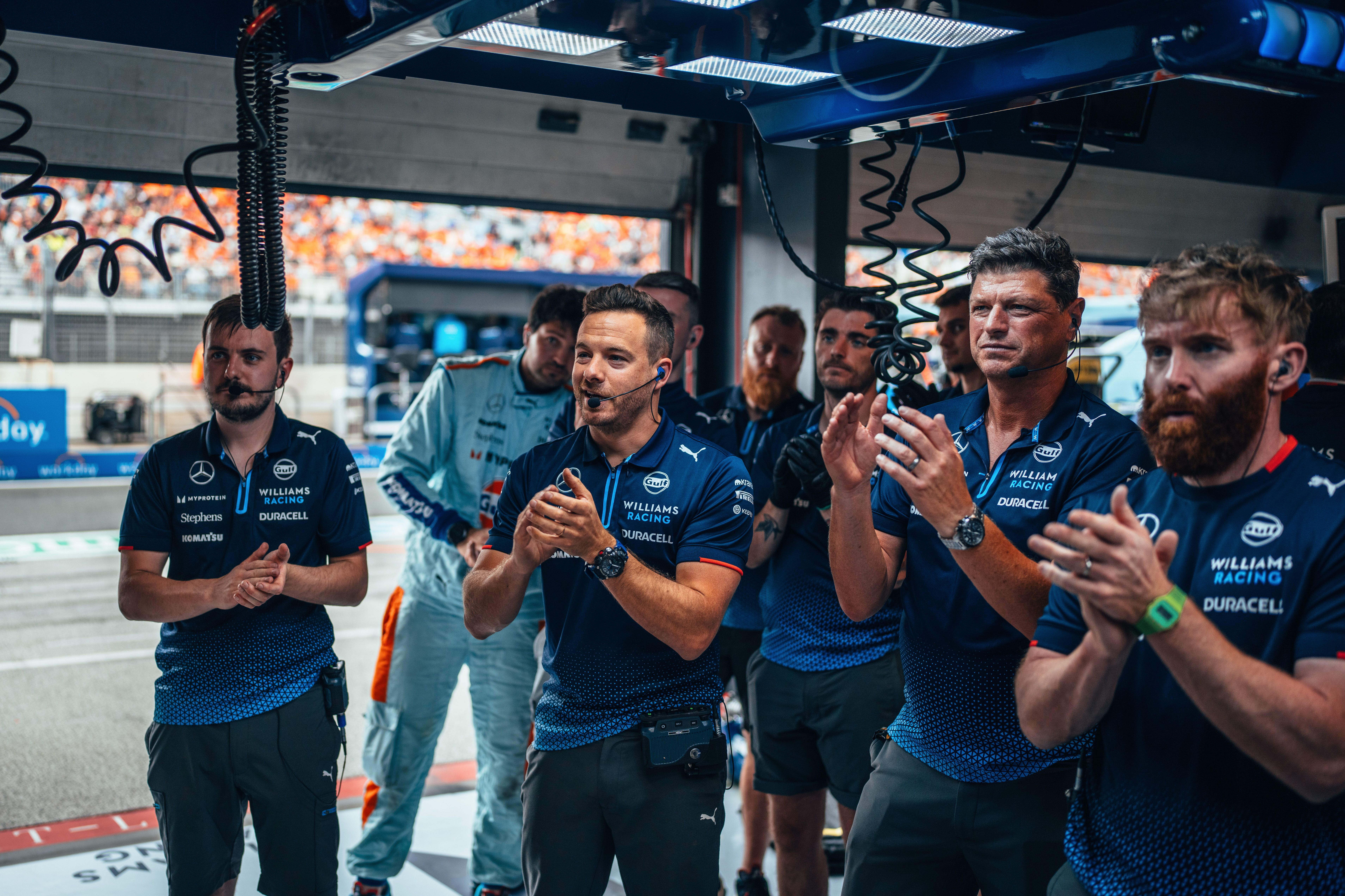 A great reward for the team back in the garage.