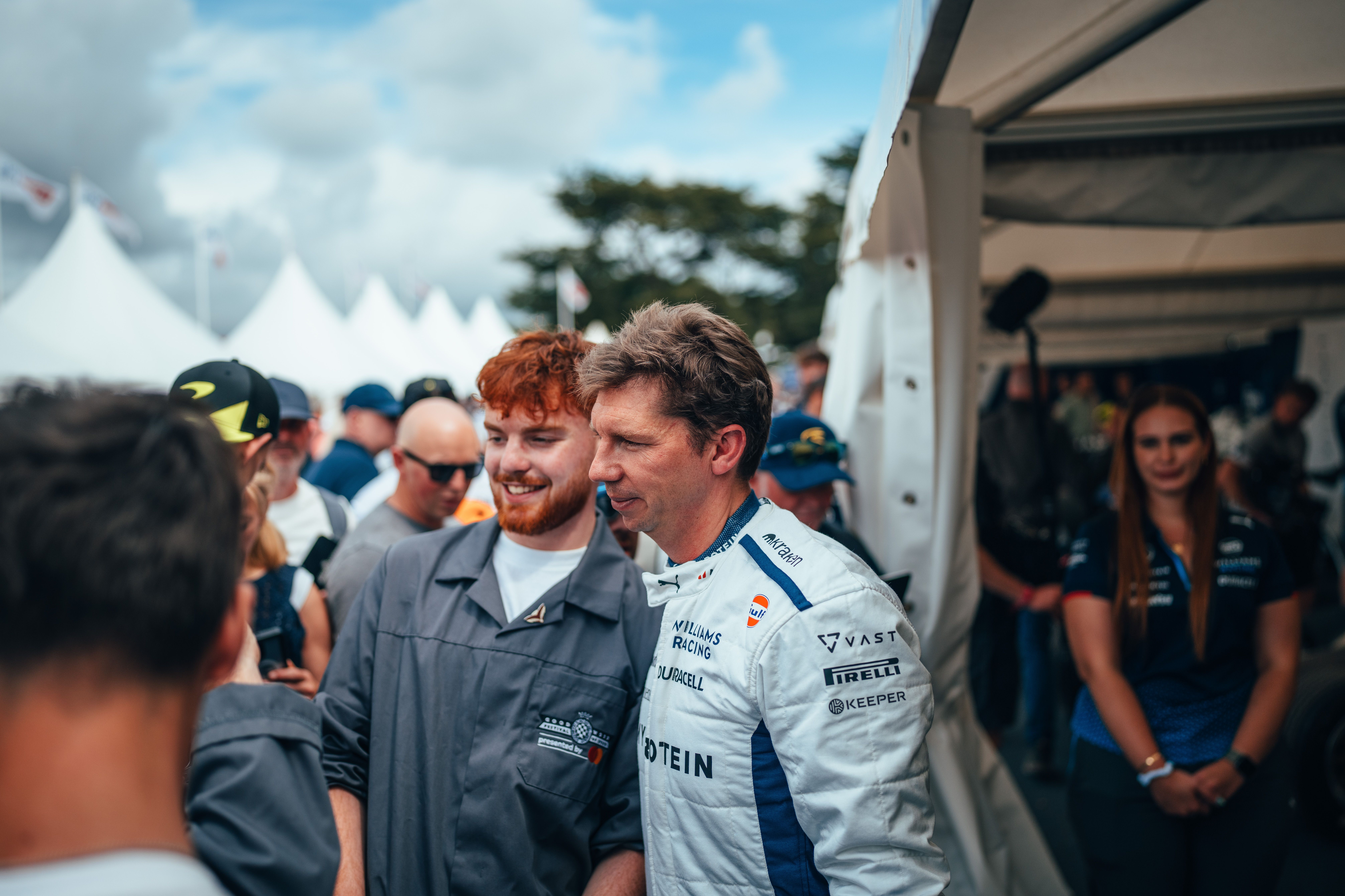 Drive complete, time to meet the fans.