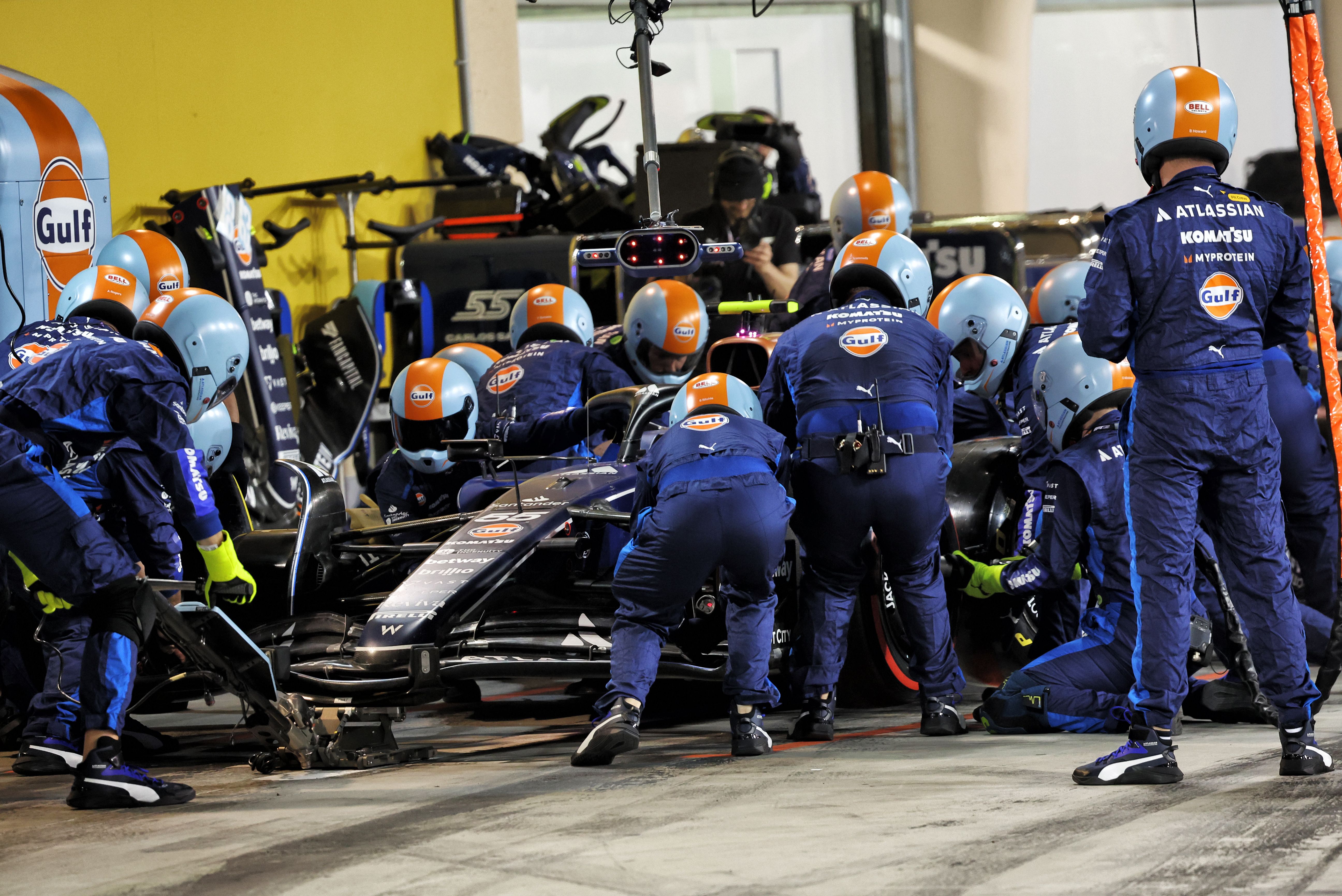 Carlos was the first to stop today