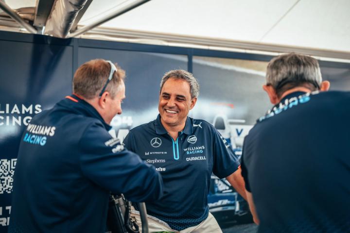 Juan Pablo Montoya reached 372.6 km/h in private testing.