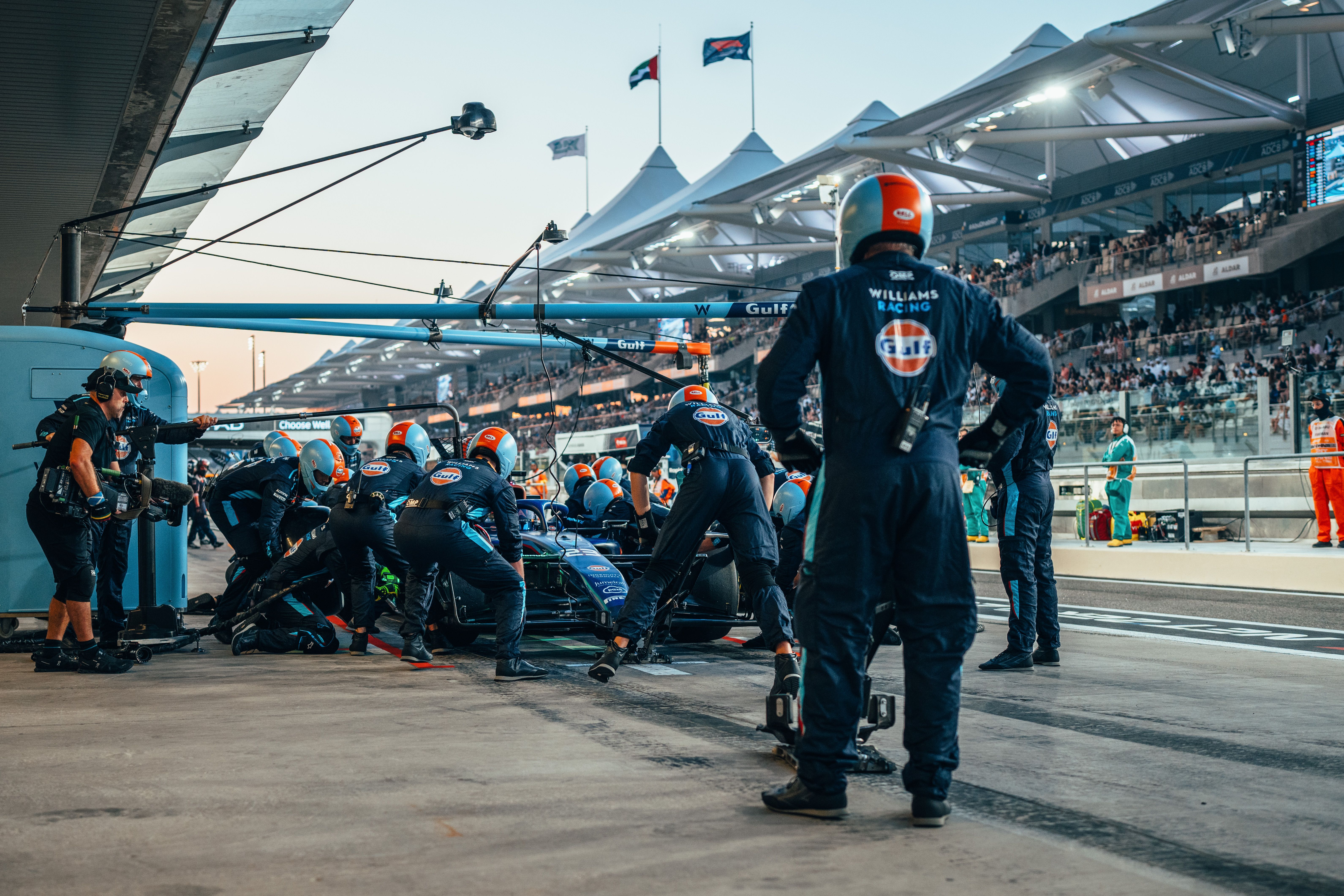 Switching onto hards.