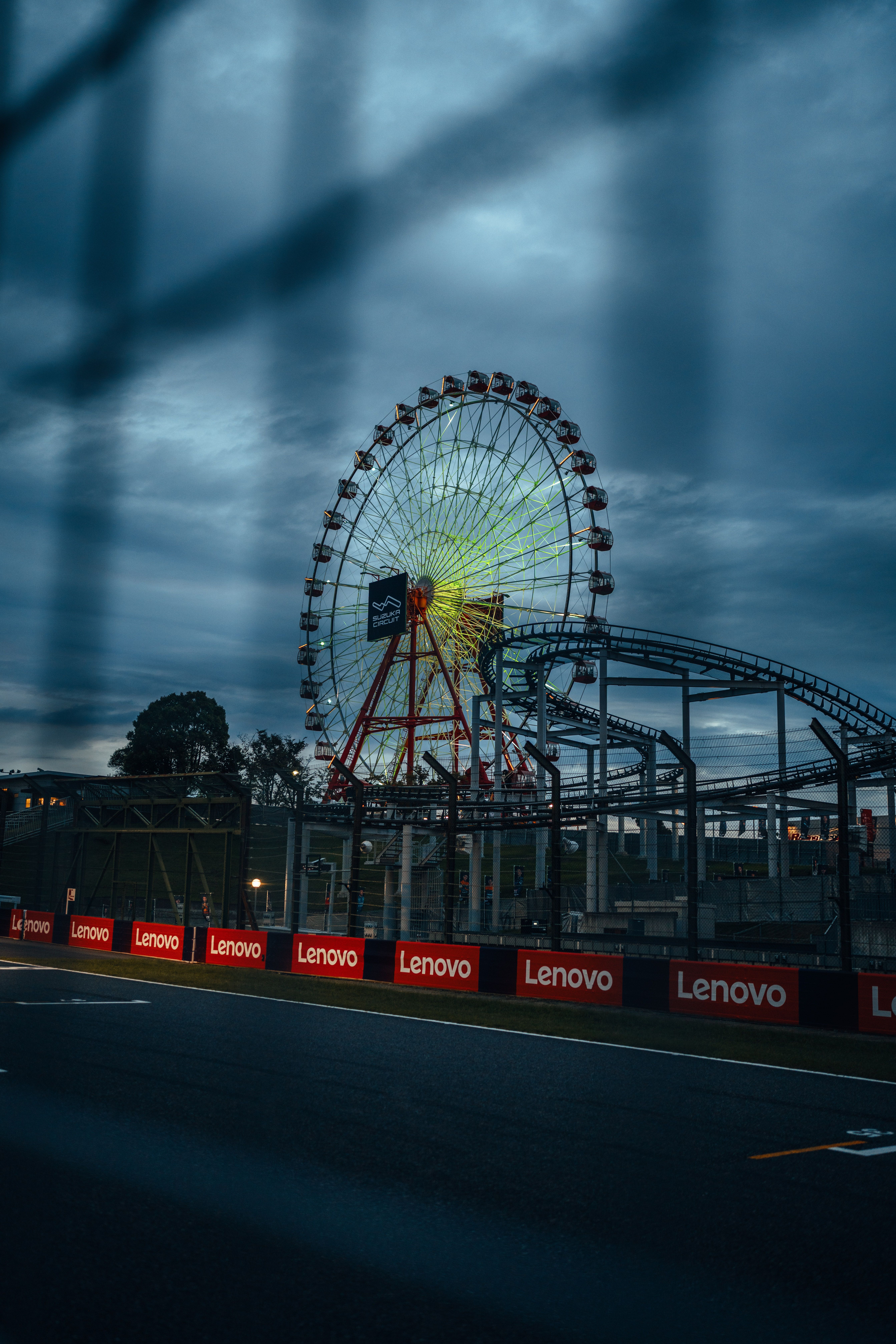 Dawn breaks in Suzuka.