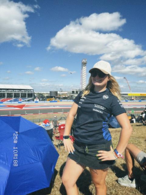 Berkeley, US GP - "Watching Carlos’s P3 in the sprint!! I cheered so loud every time I saw him come by"