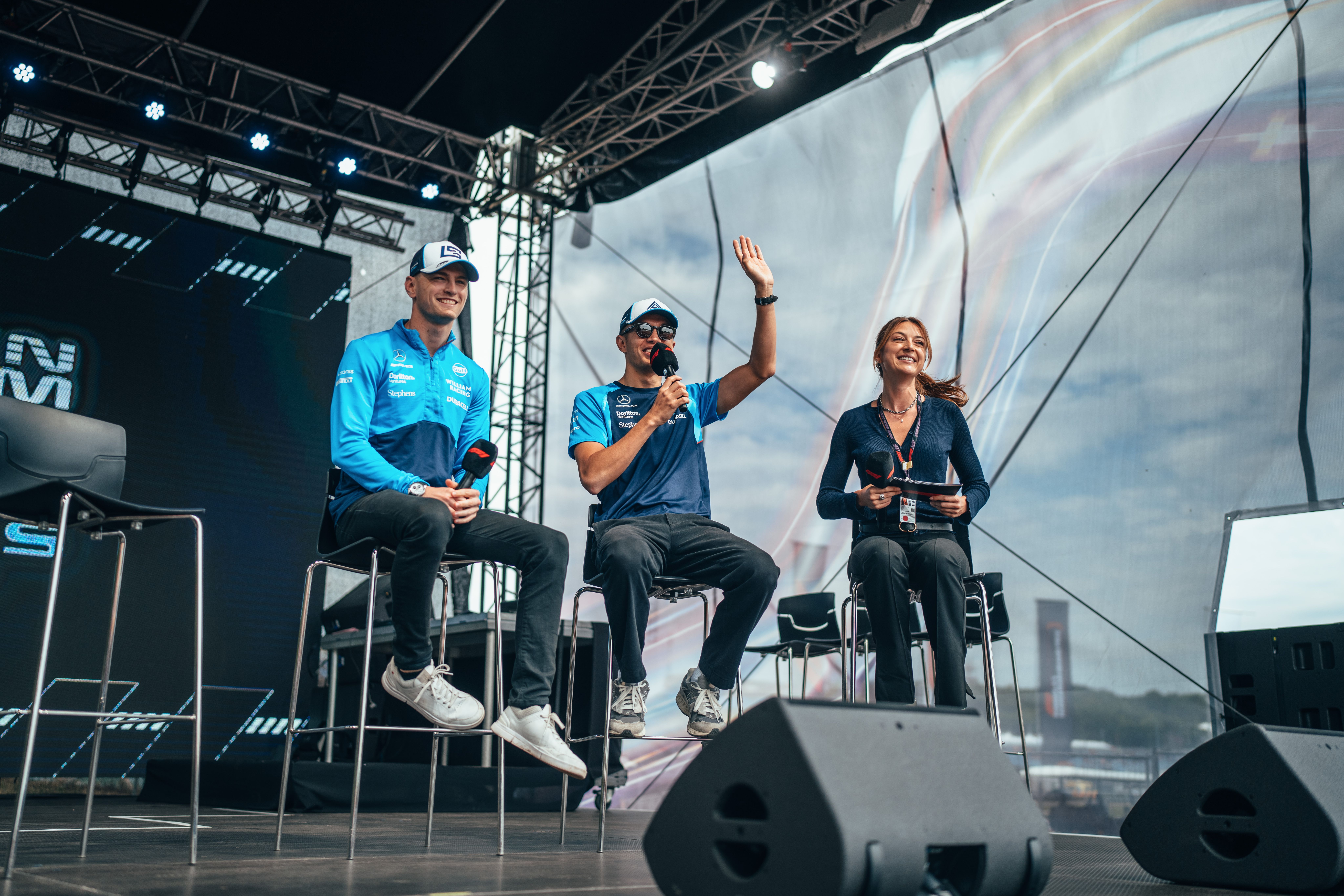 The Fan Forum was our first stop on Friday.