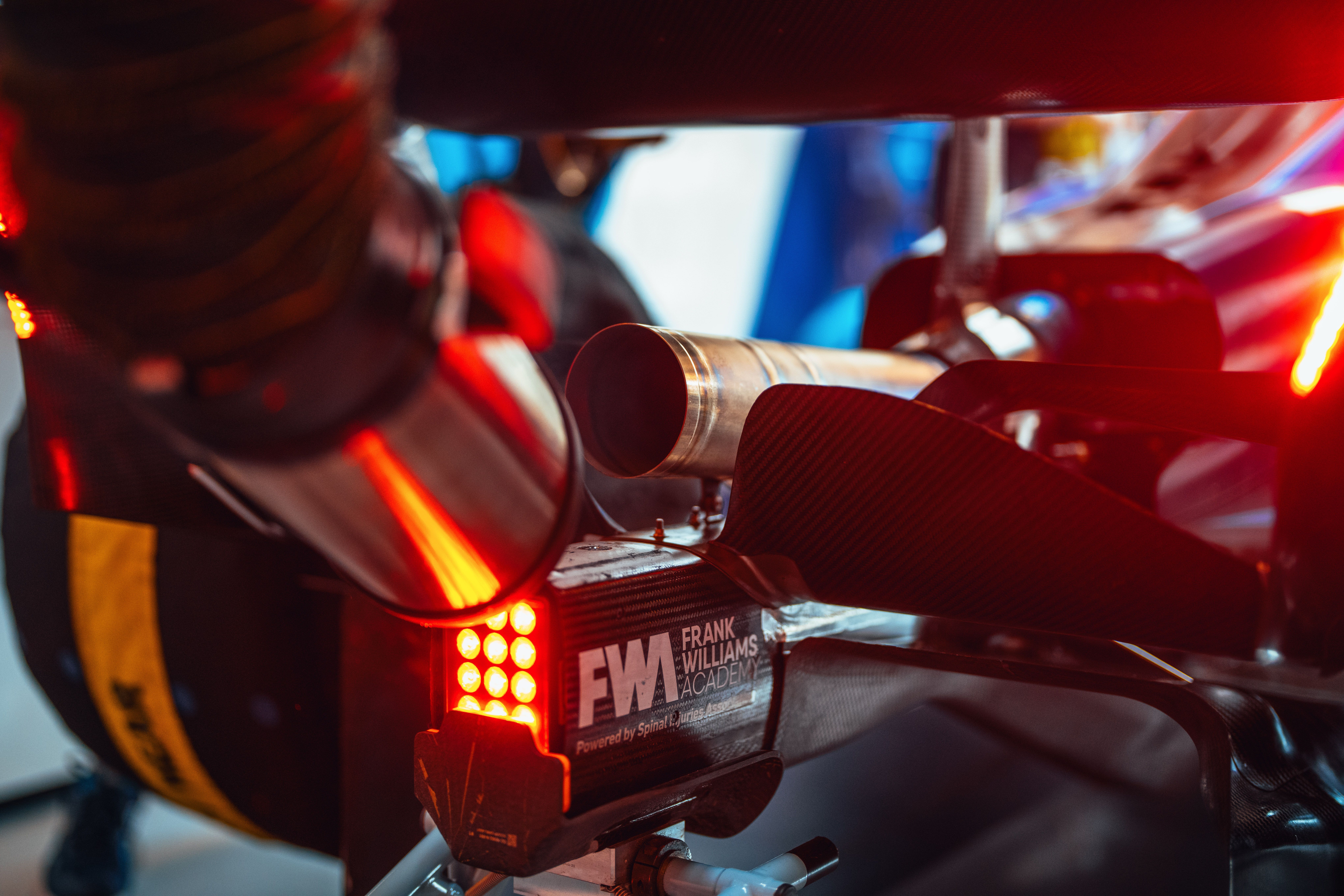 Firing the car up for FP3.