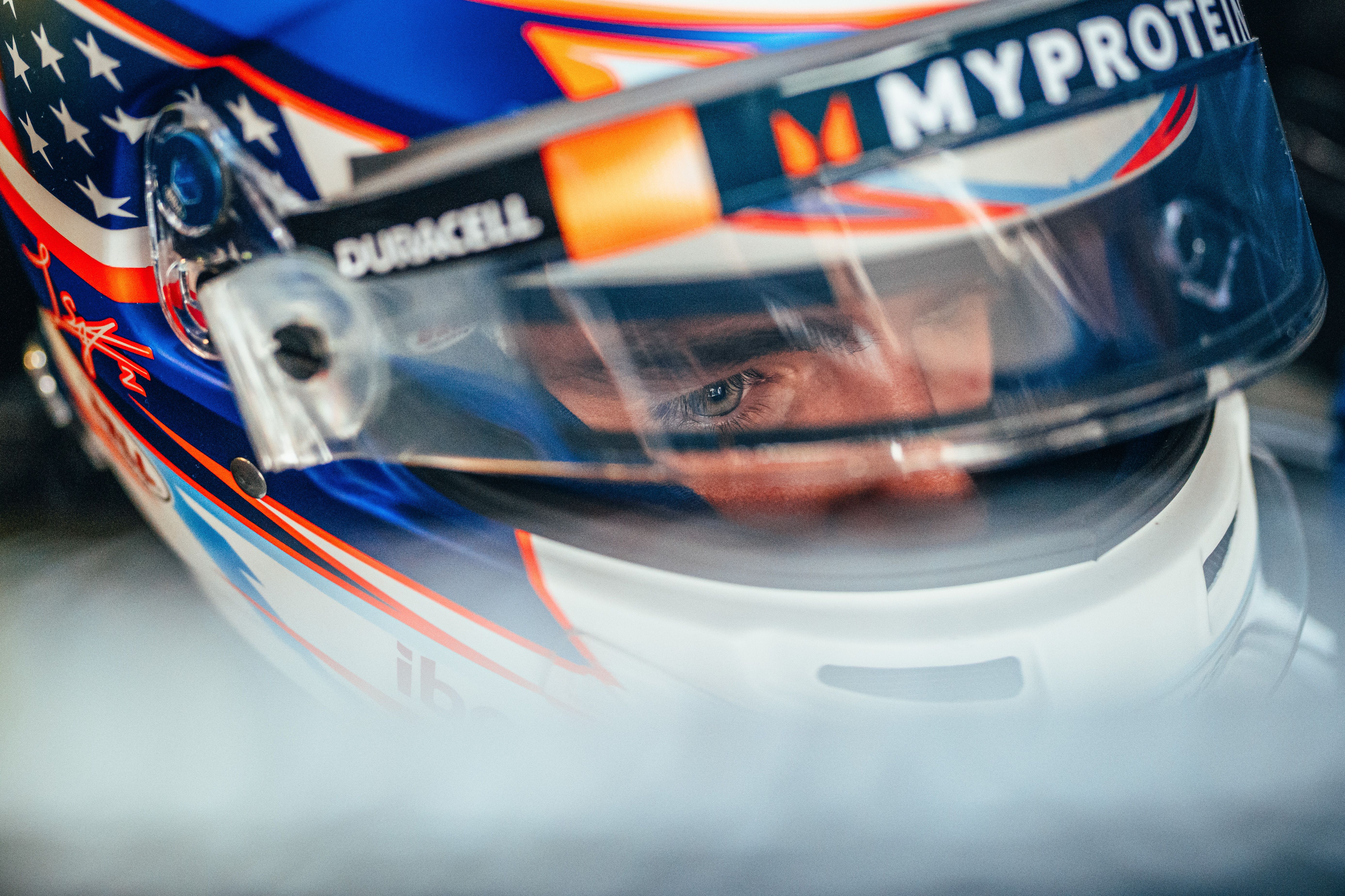 Focused on the session ahead.