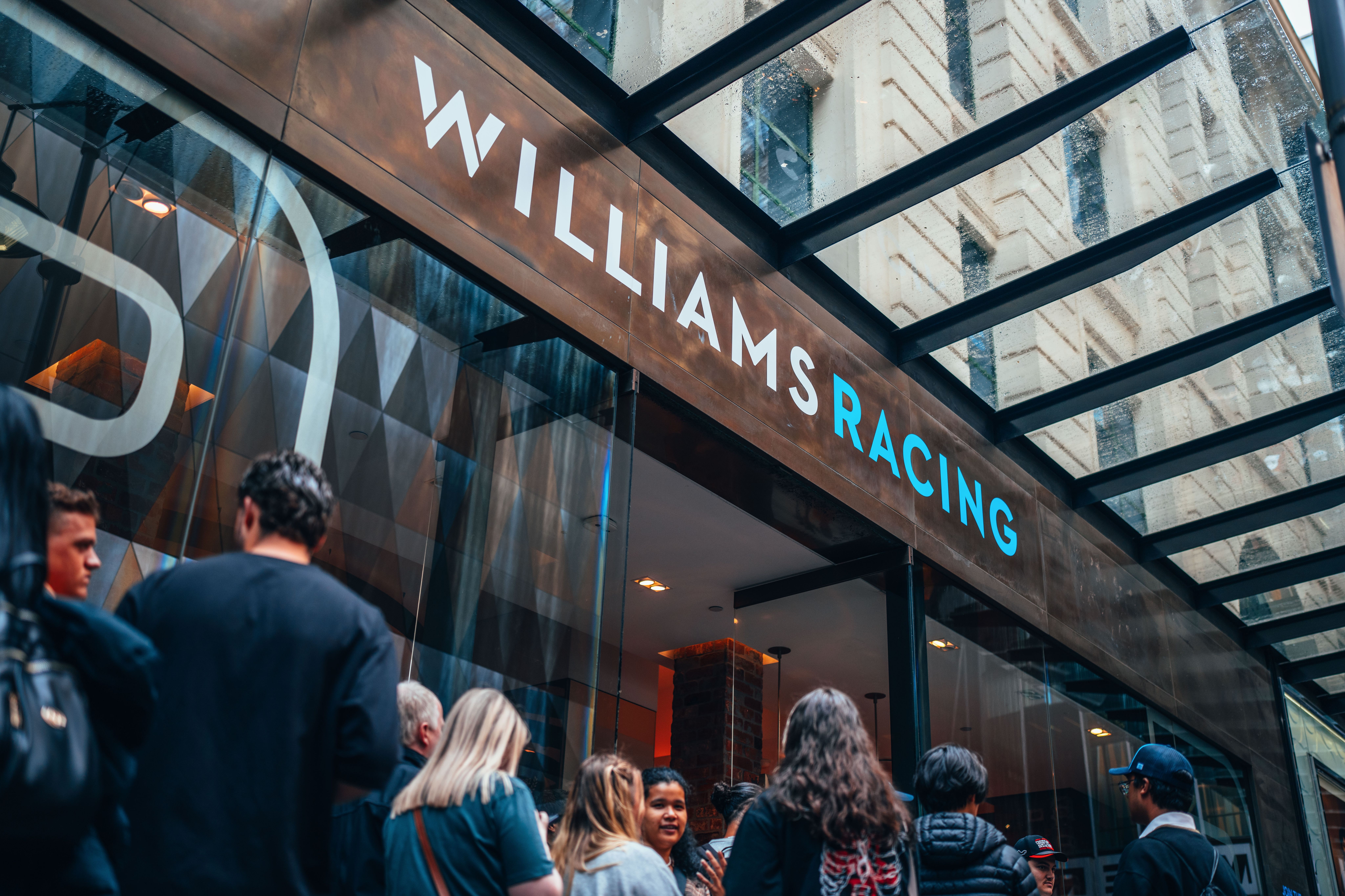 Wednesday. Alex Albon day at our Melbourne pop-up.