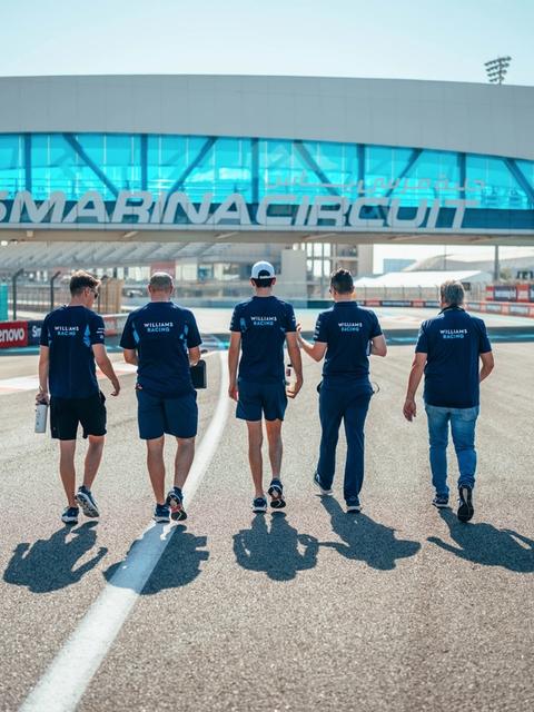Thursday’s track walk kicks off our time at Yas Marina Circuit.