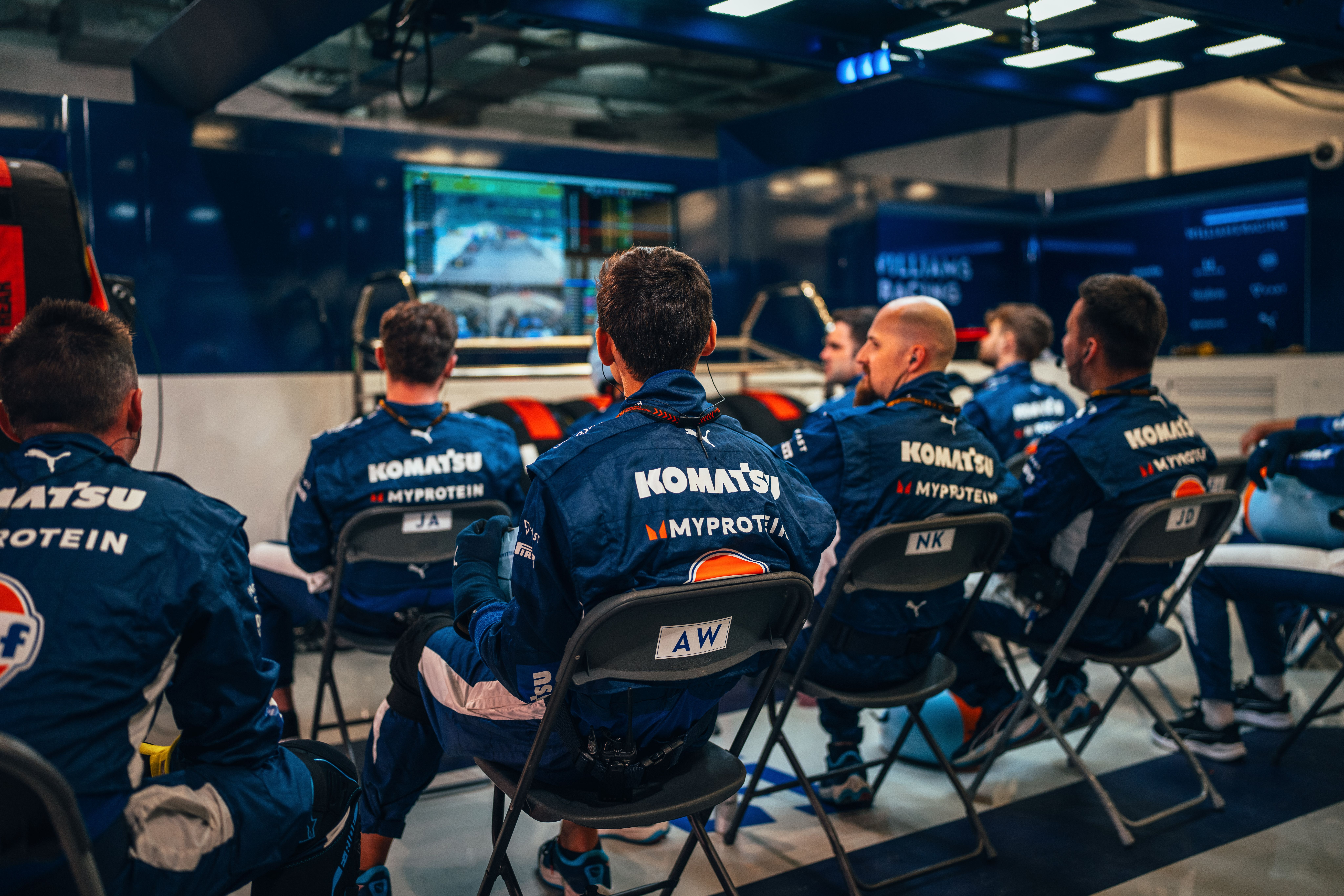 Keeping a close eye on things.