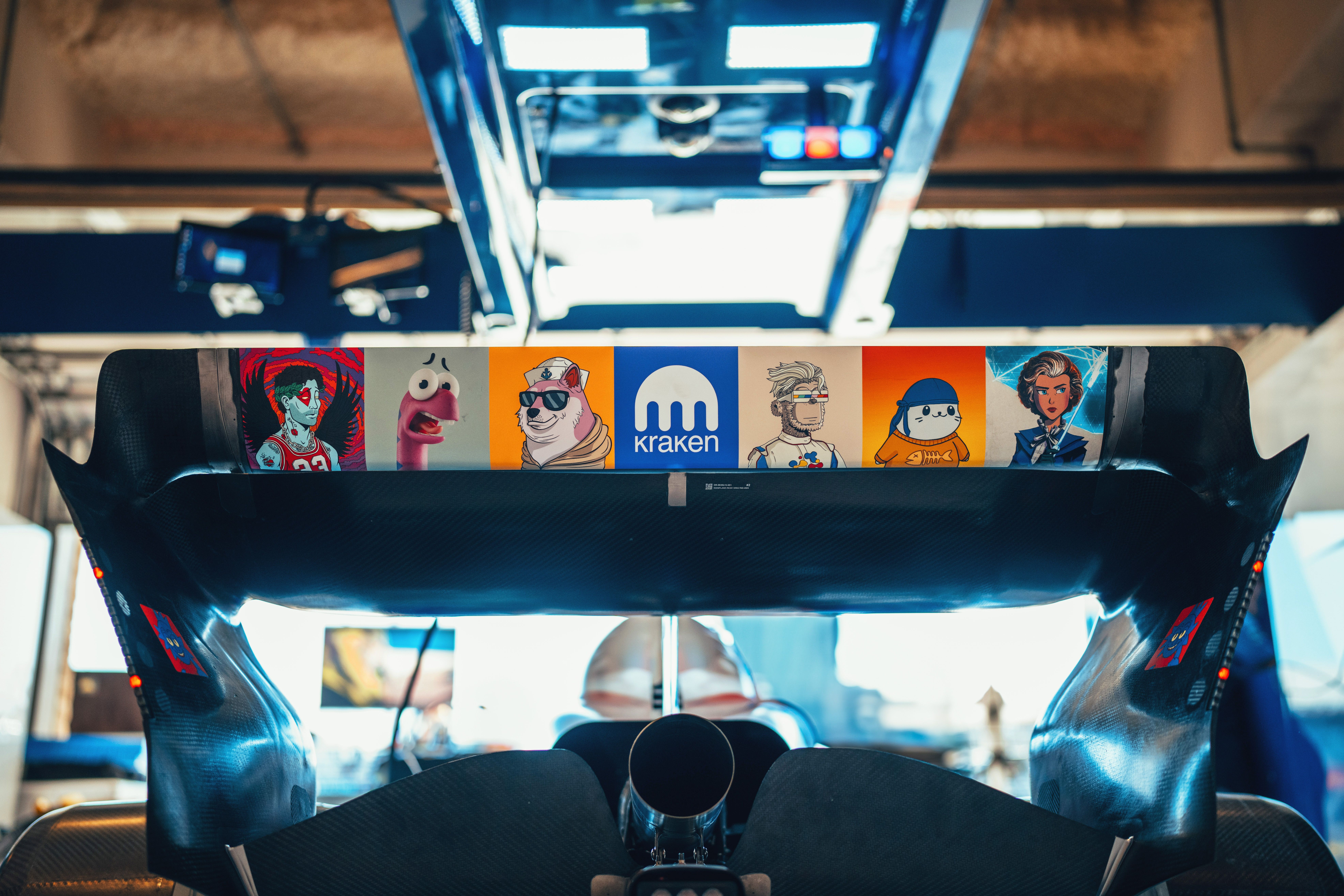 Our six winning NFTs make for a special rear wing!