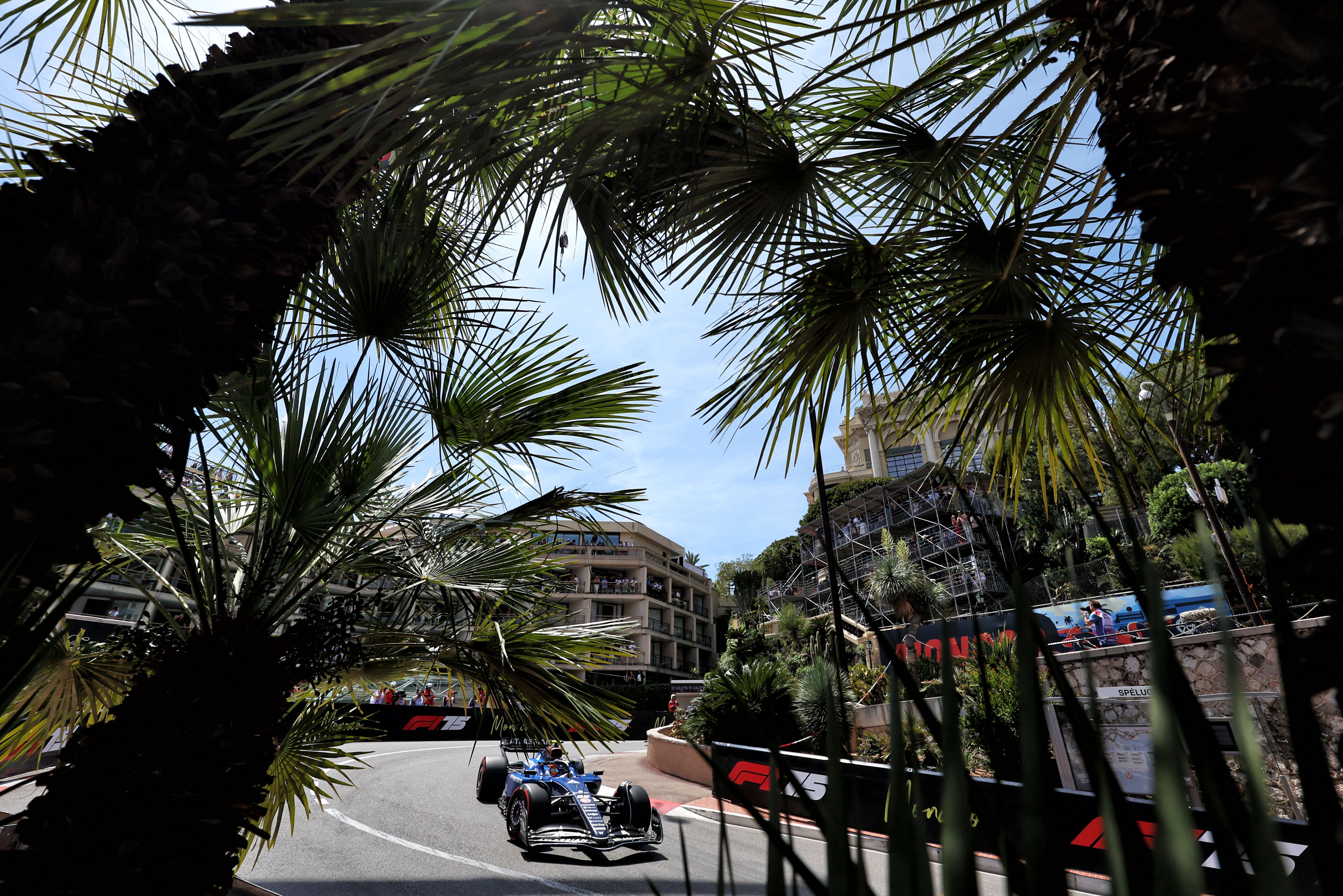 Attacking the track in Quali