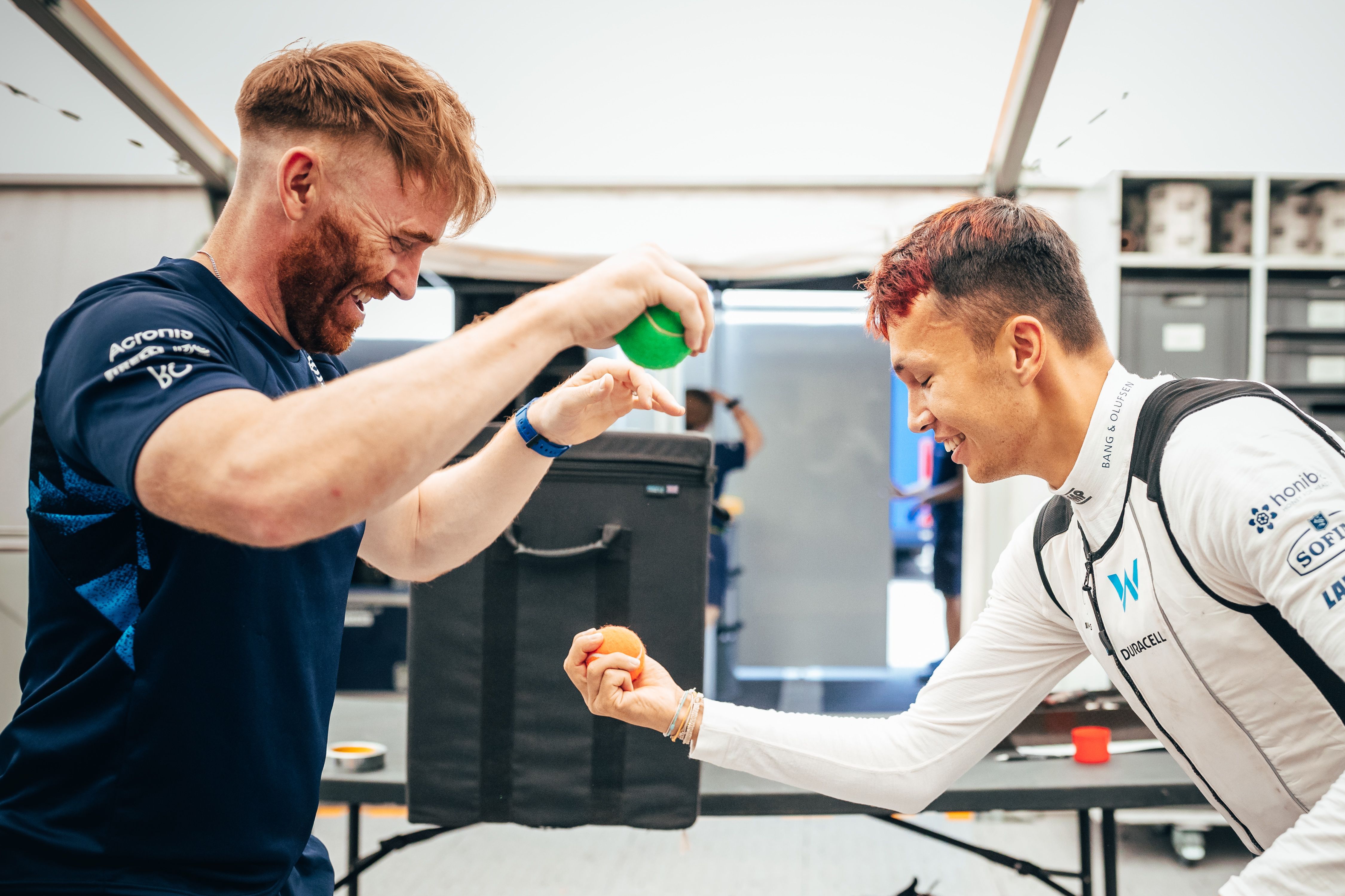 He can even do it with his eyes closed