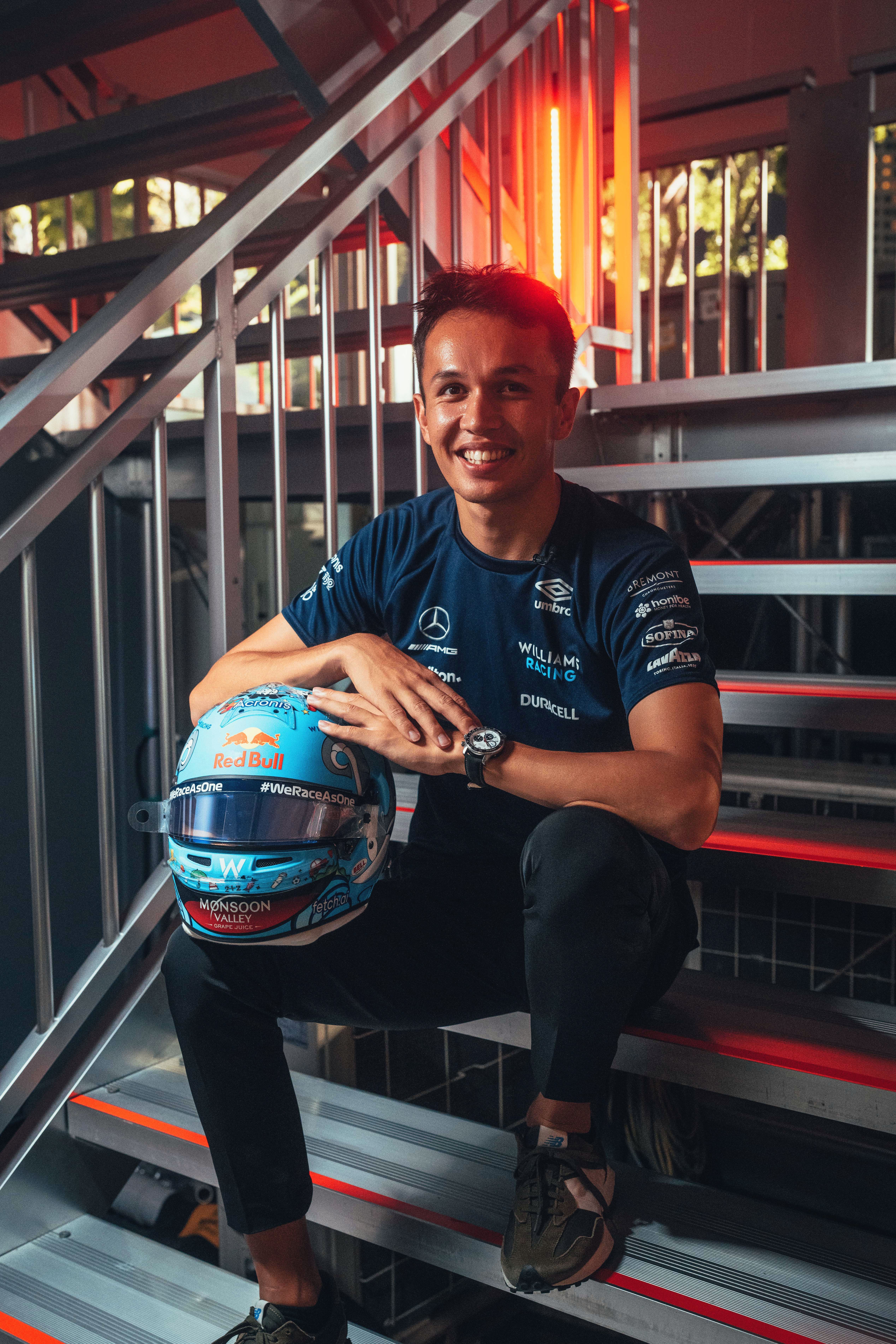 The orphanage is raising money for the new Sports Hall, and Alex will be auctioning off his helmet with all of the proceeds going towards the fund