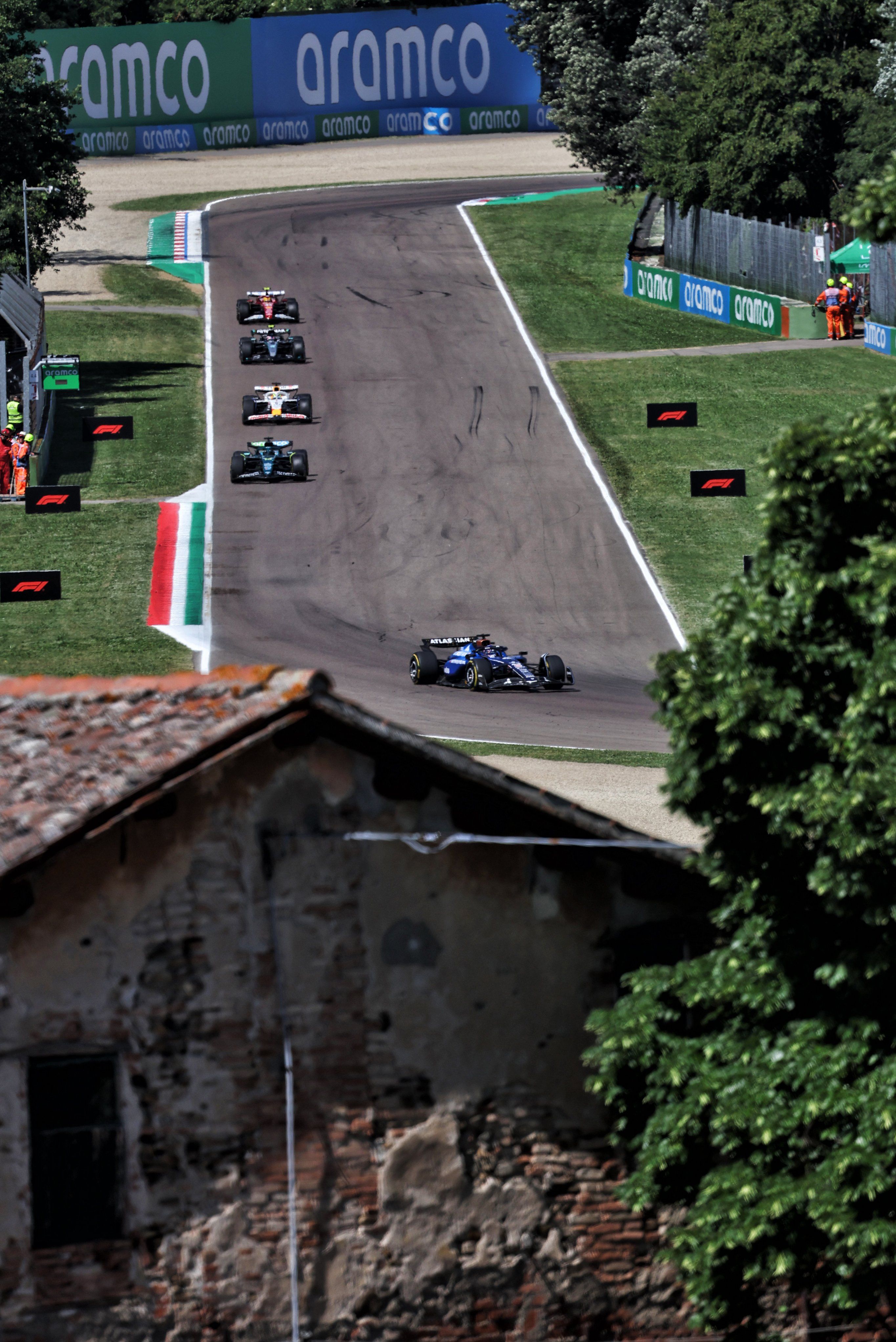 Weaving around this historic venue