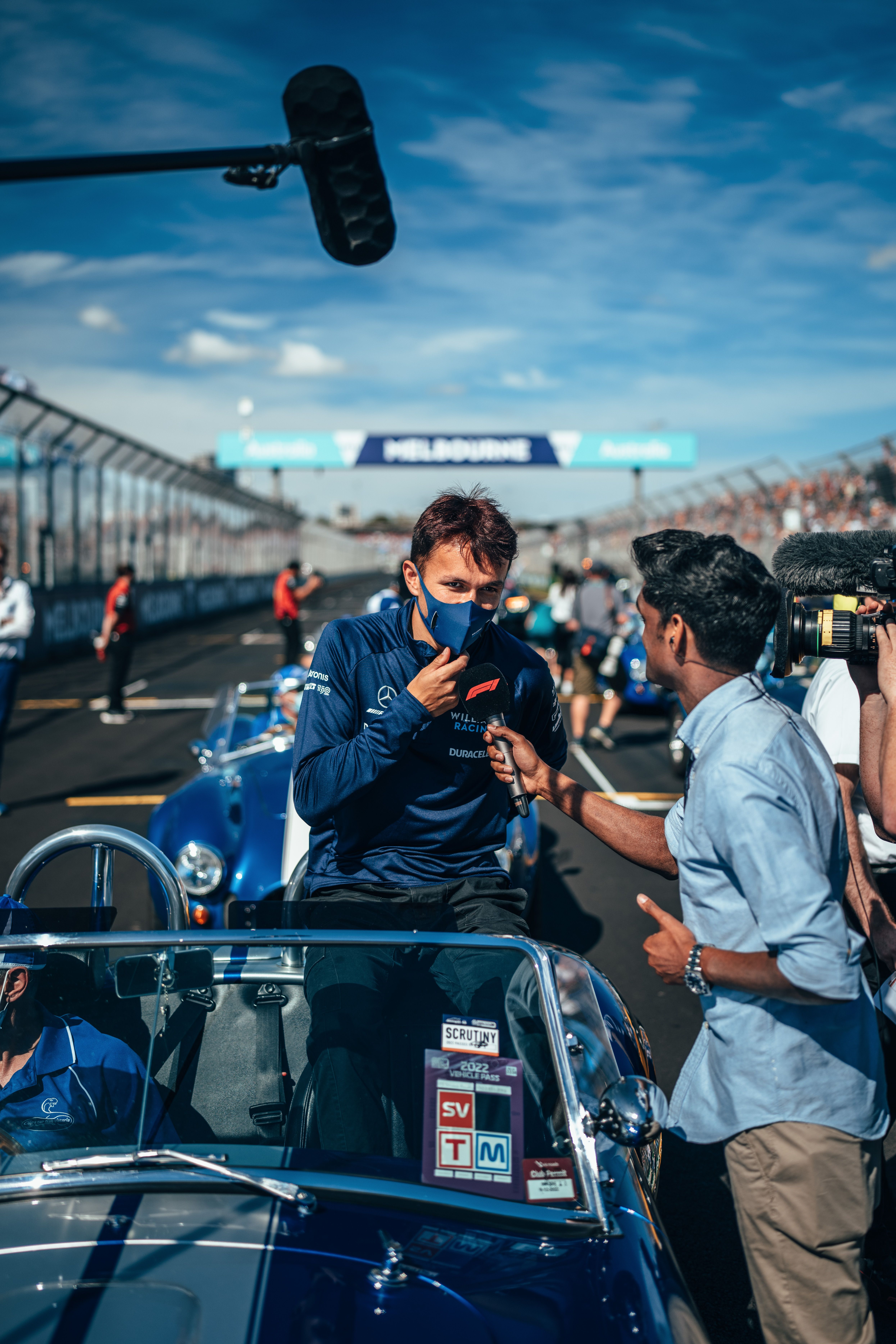 “Basically Lawrence, I’m going to try to do the whole thing without pitting.”