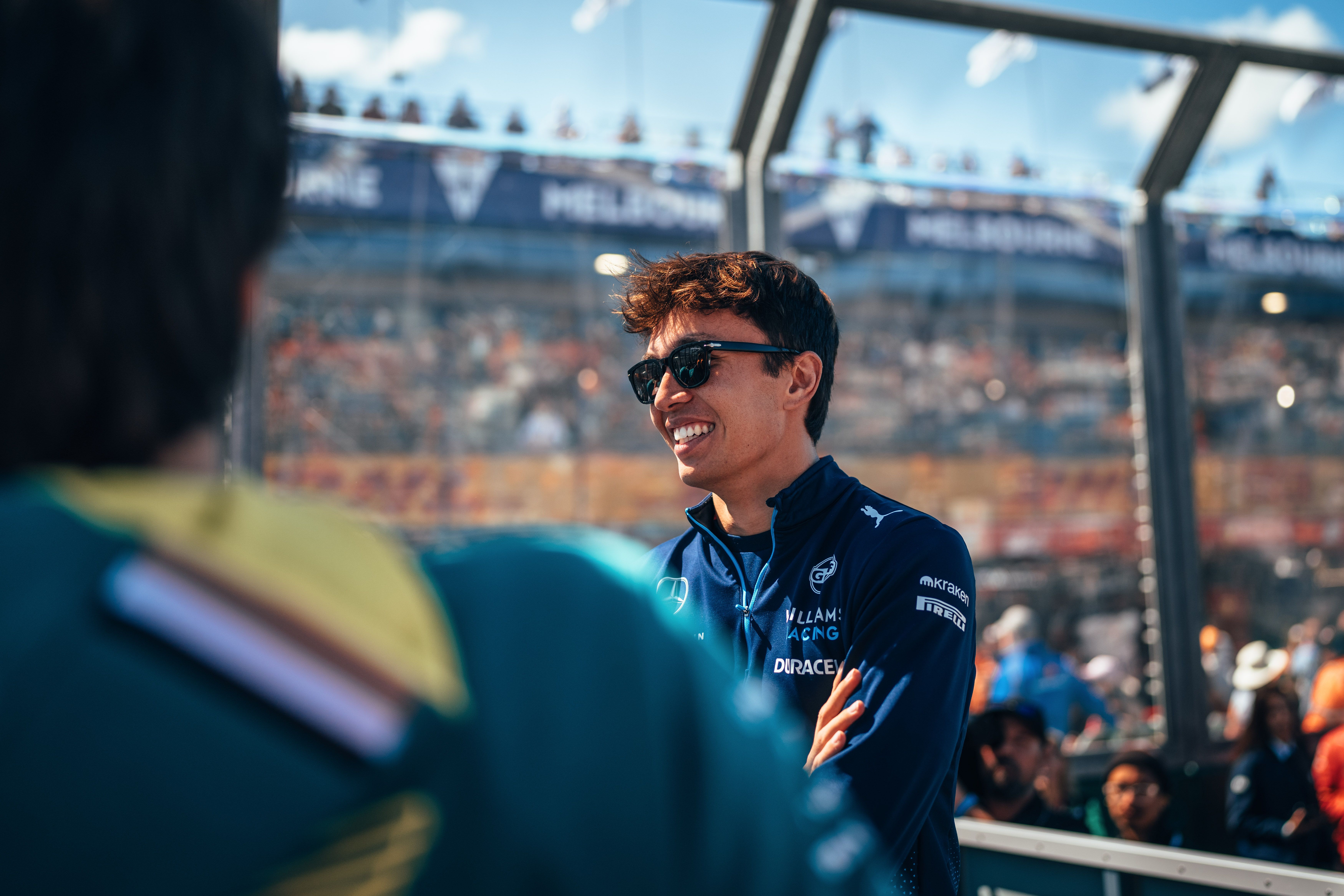 All smiles at the Drivers’ Parade