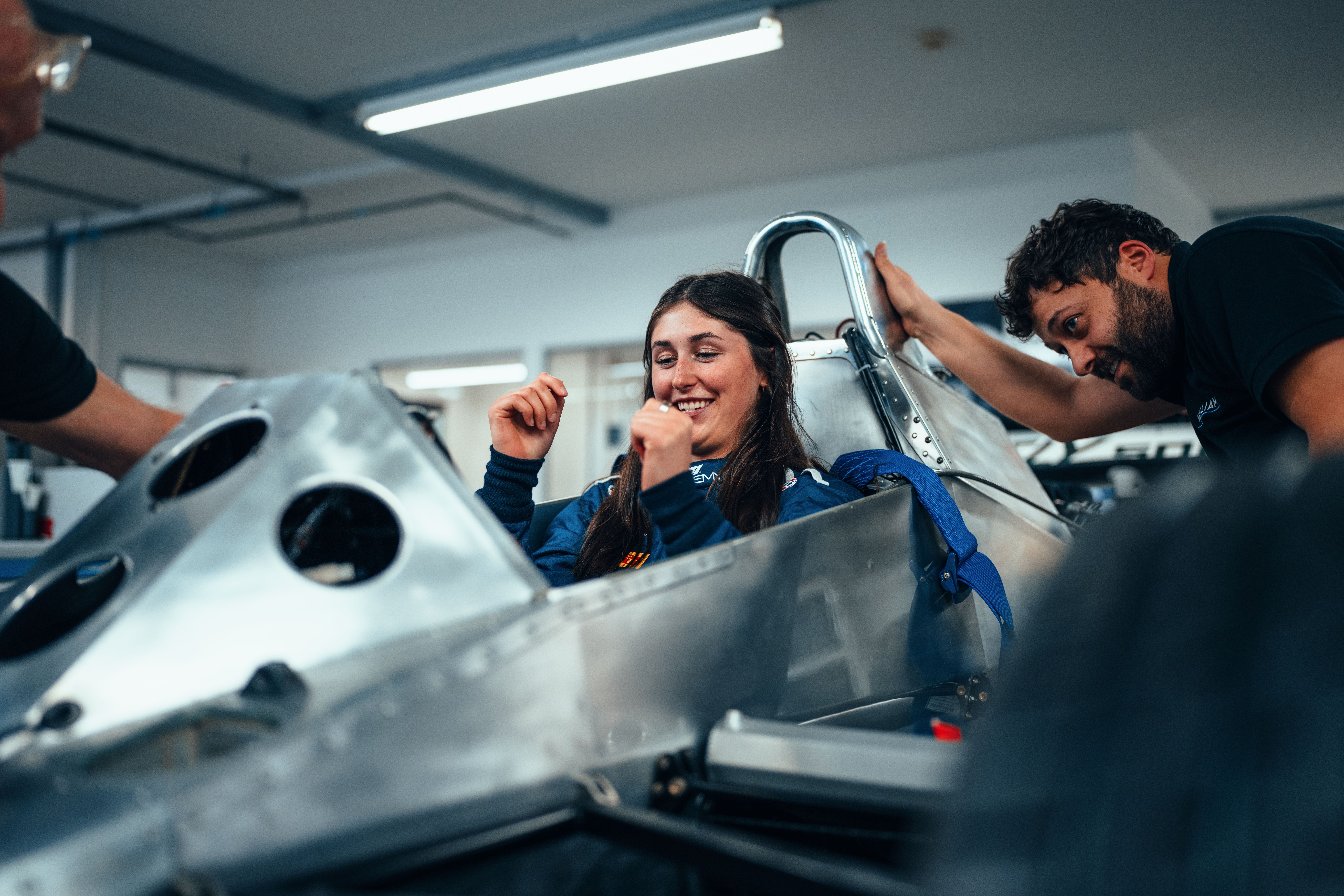 First time behind the wheel!