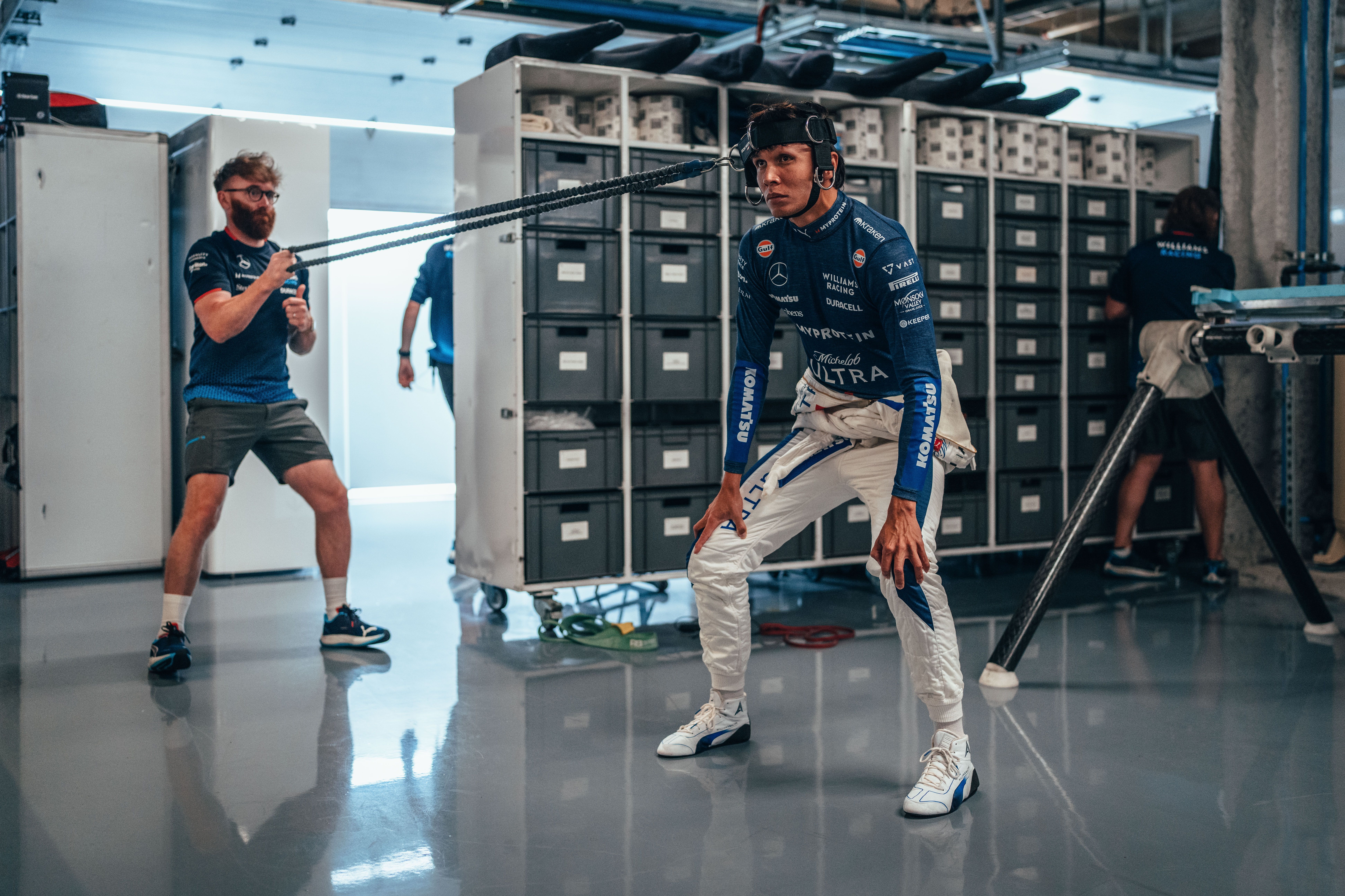 Getting warmed up for a busy Saturday