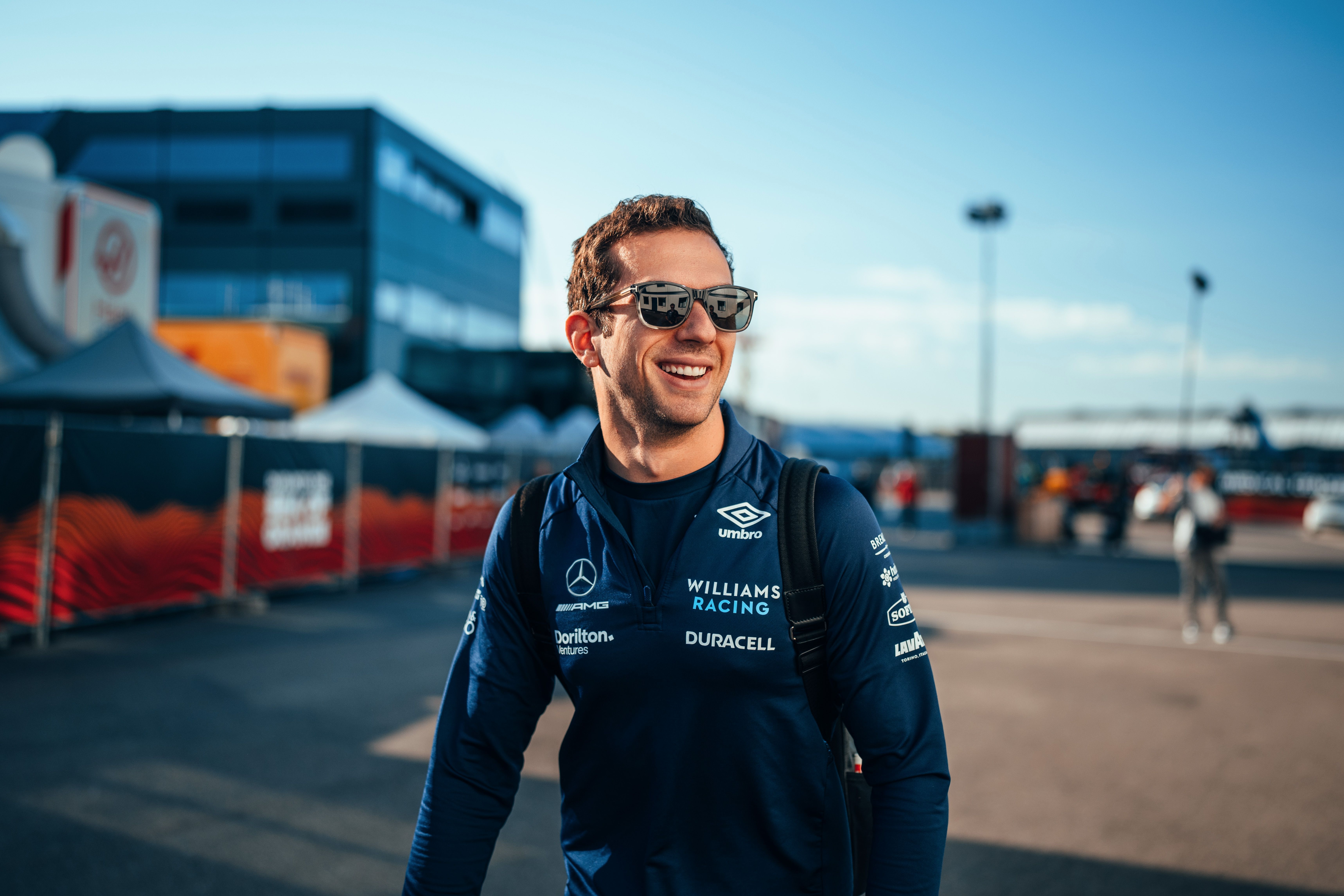 It’s all smiles for Nicky as he arrives at Zandvoort.