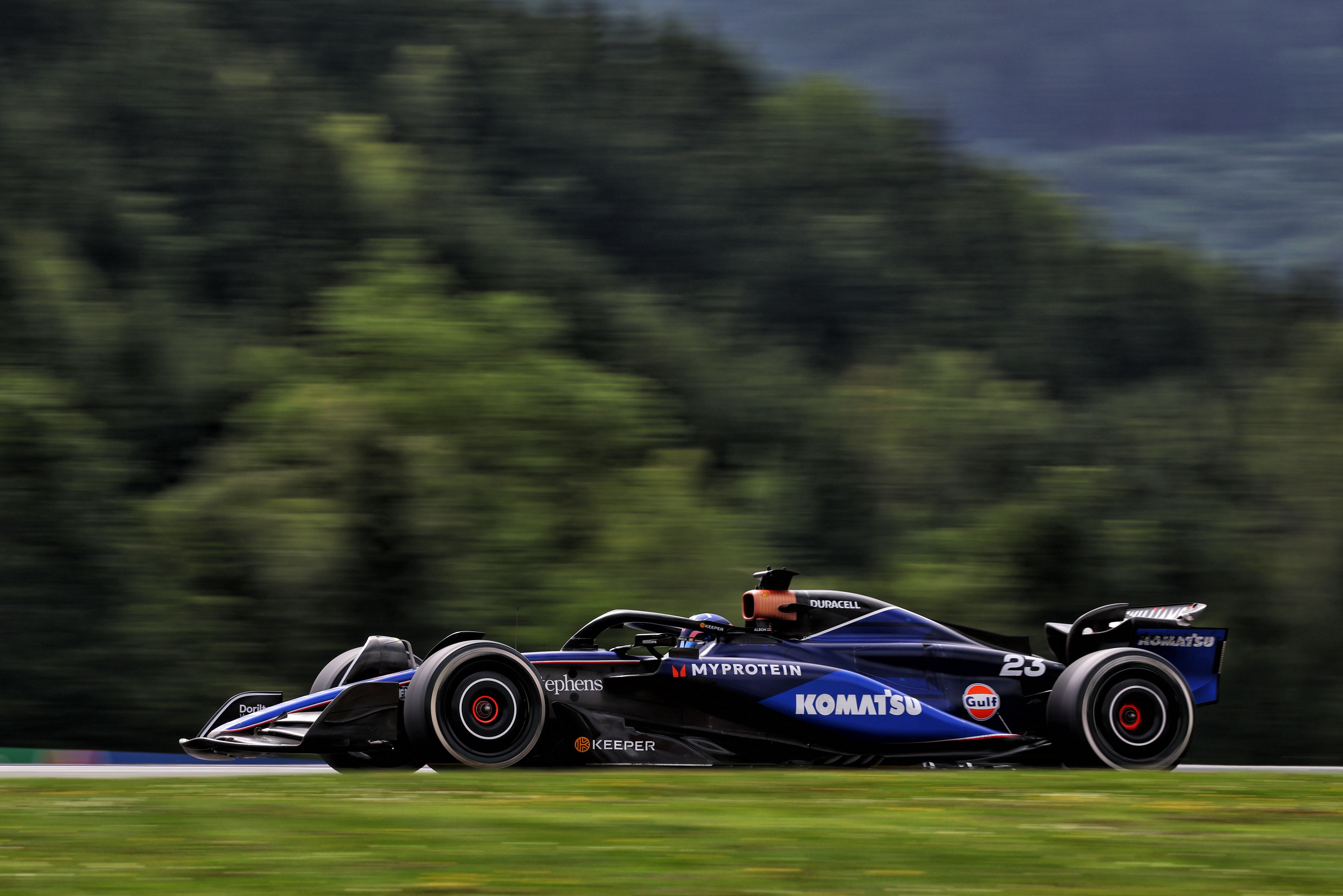 Alex pushed hard to a P15 finish in Austria...