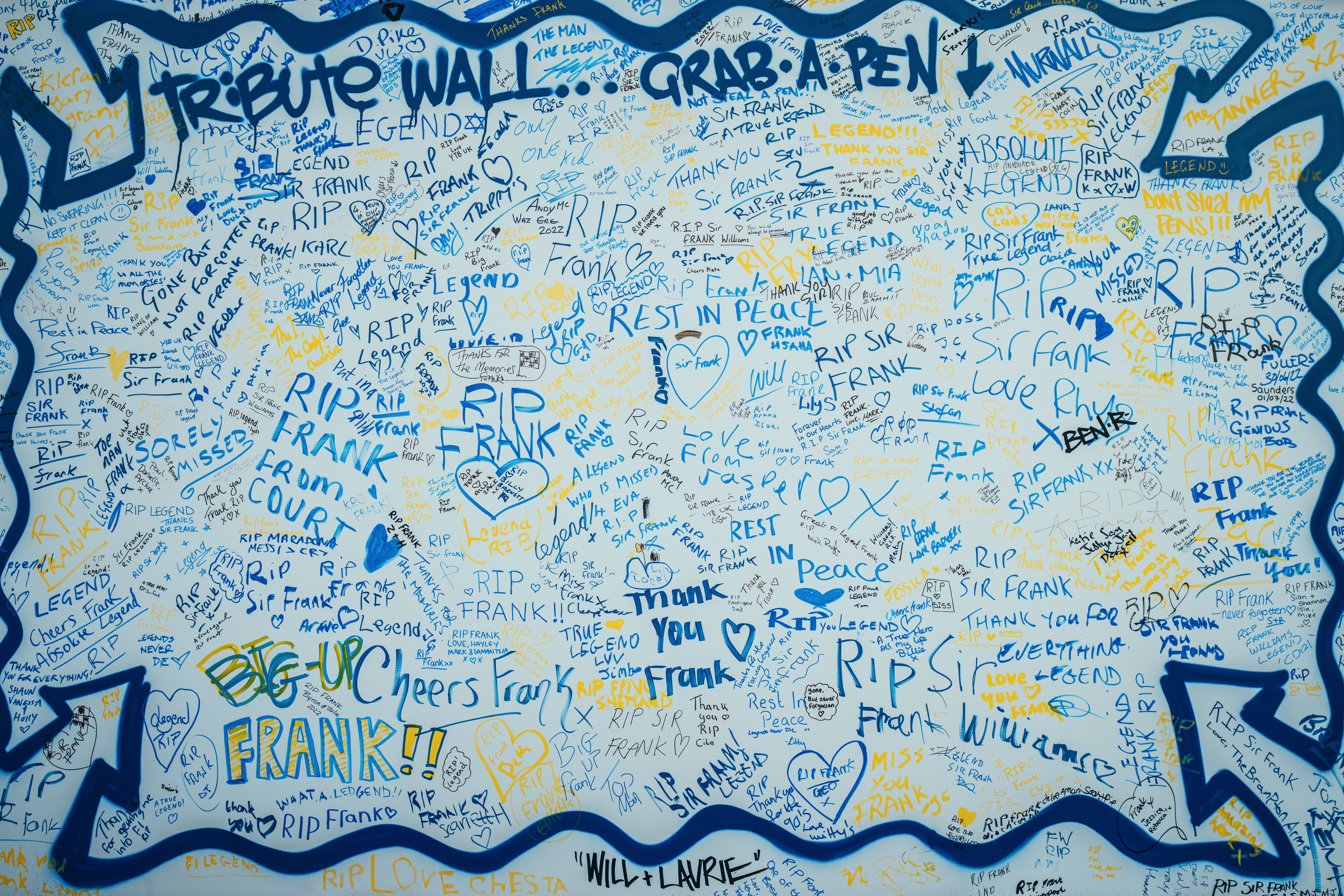 Thank you all for the amazing tributes to our legendary founder