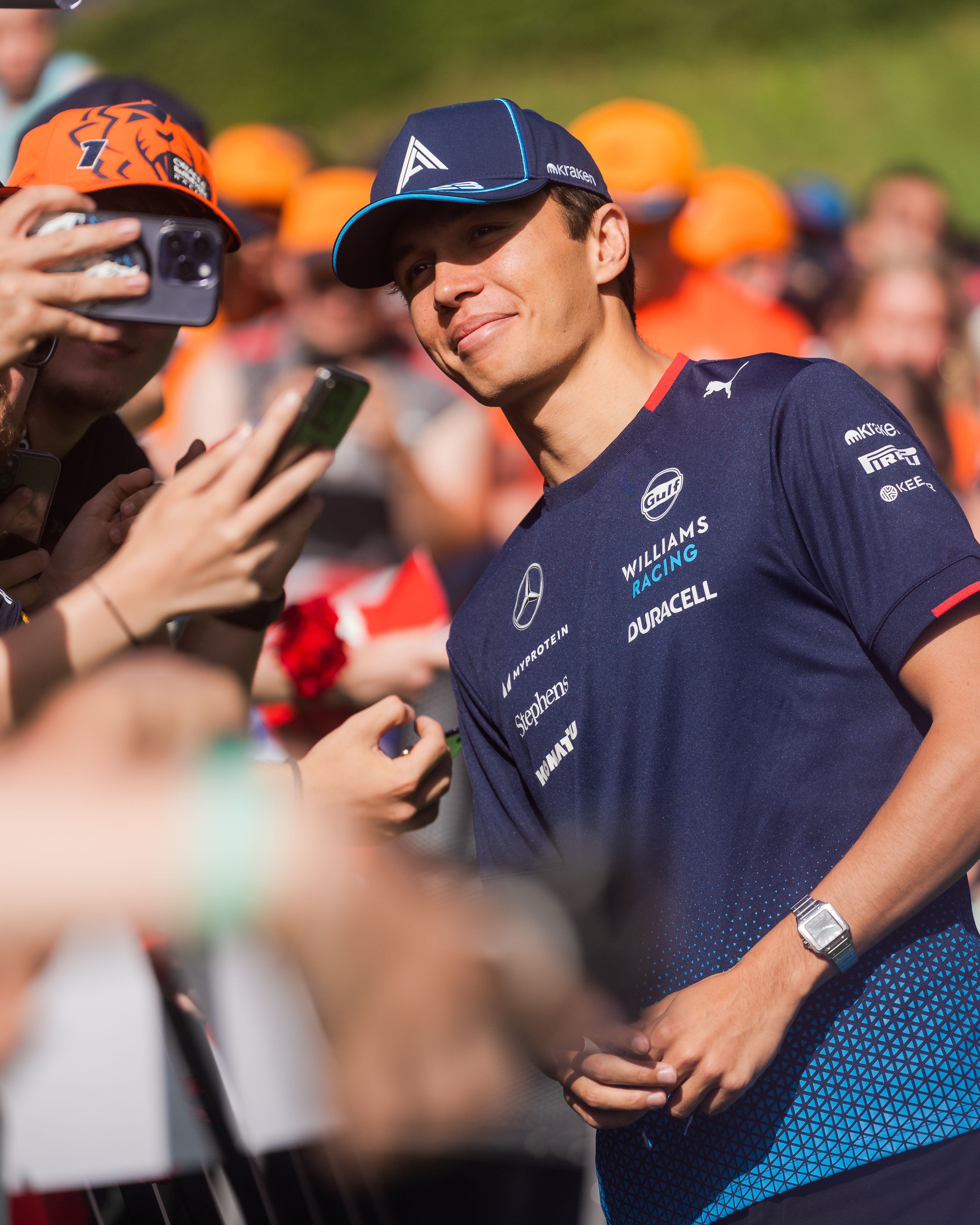 No better way to start race day with the fans! 