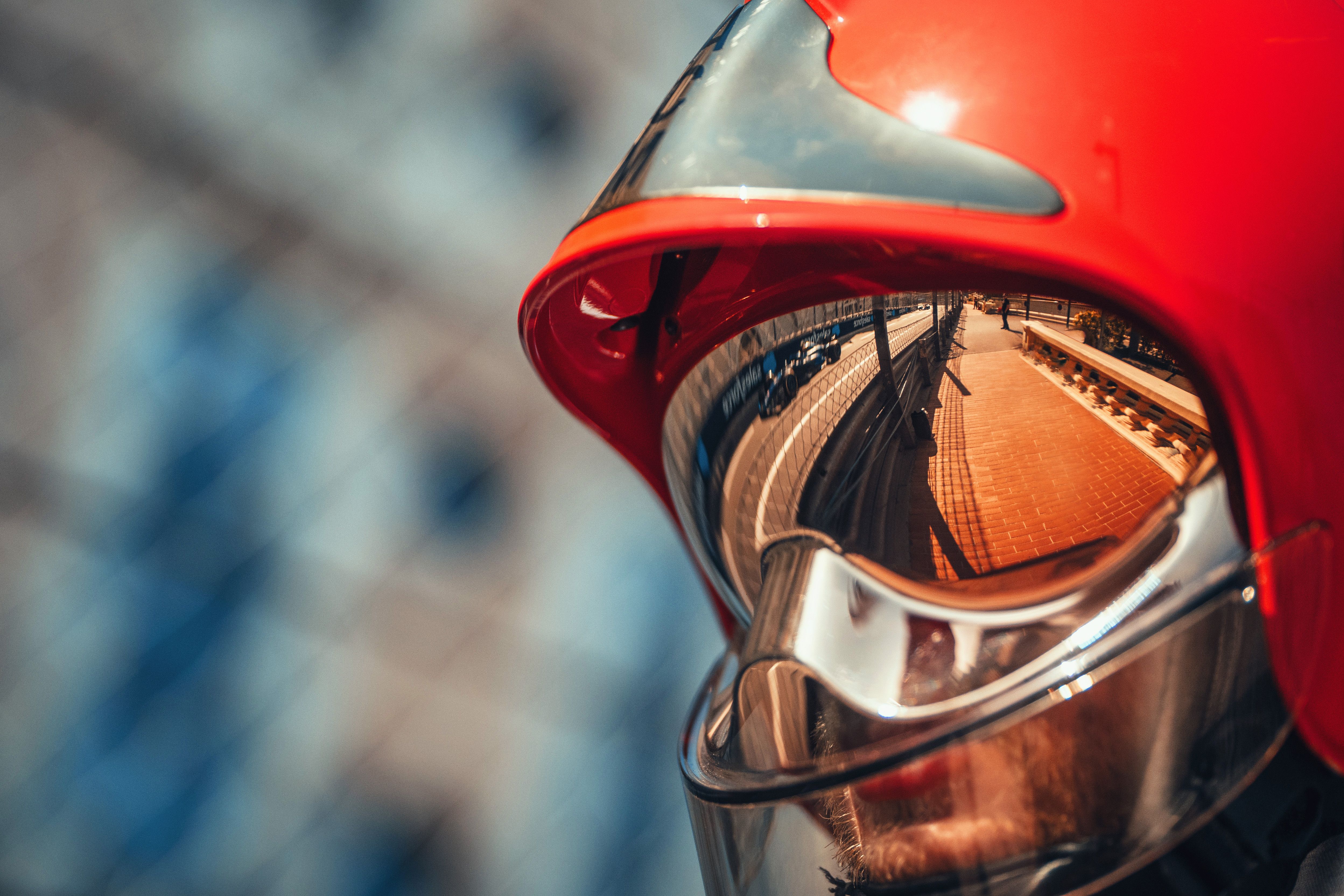 Paying close attention to the action.