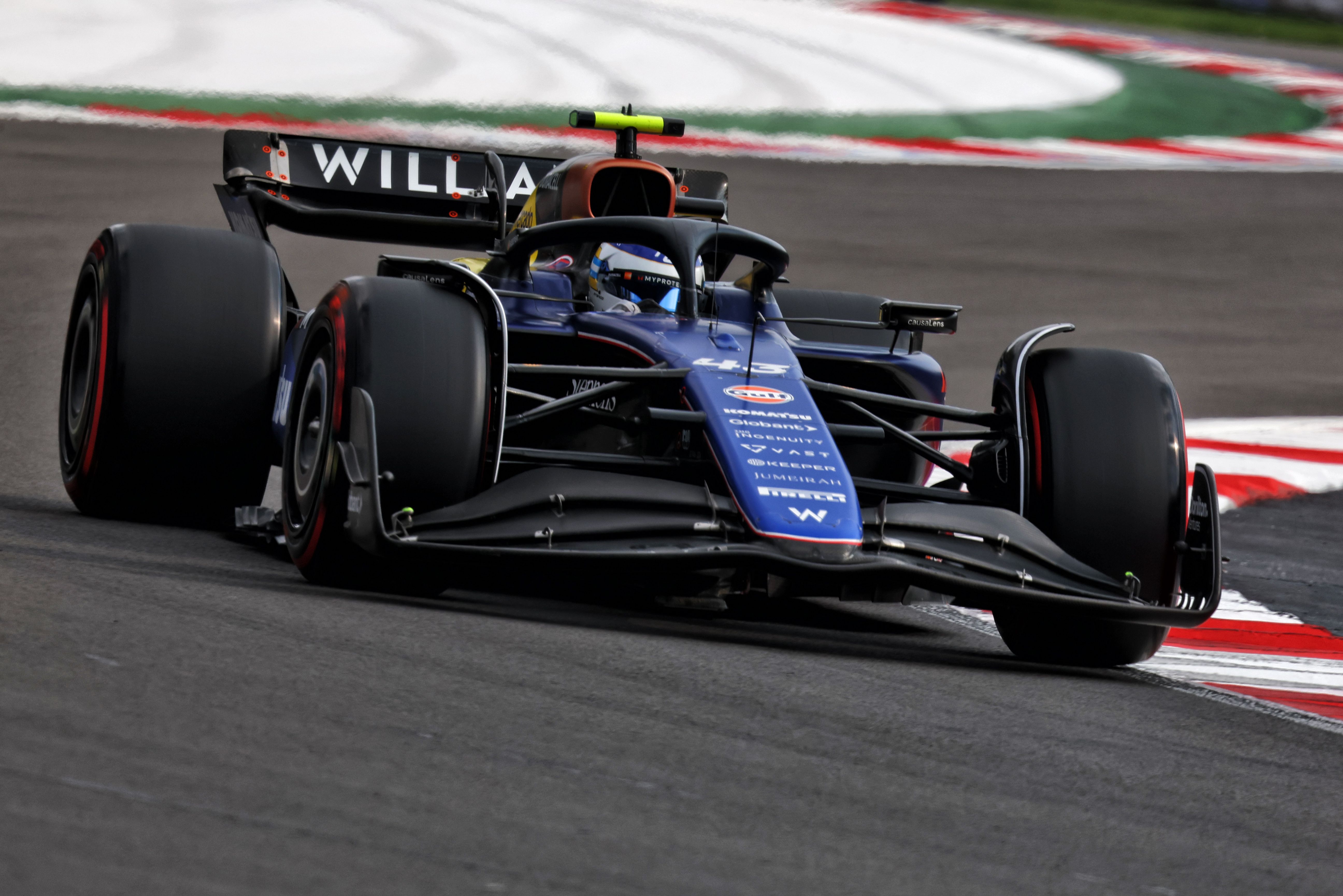 Franco enjoys the soft compound tyre