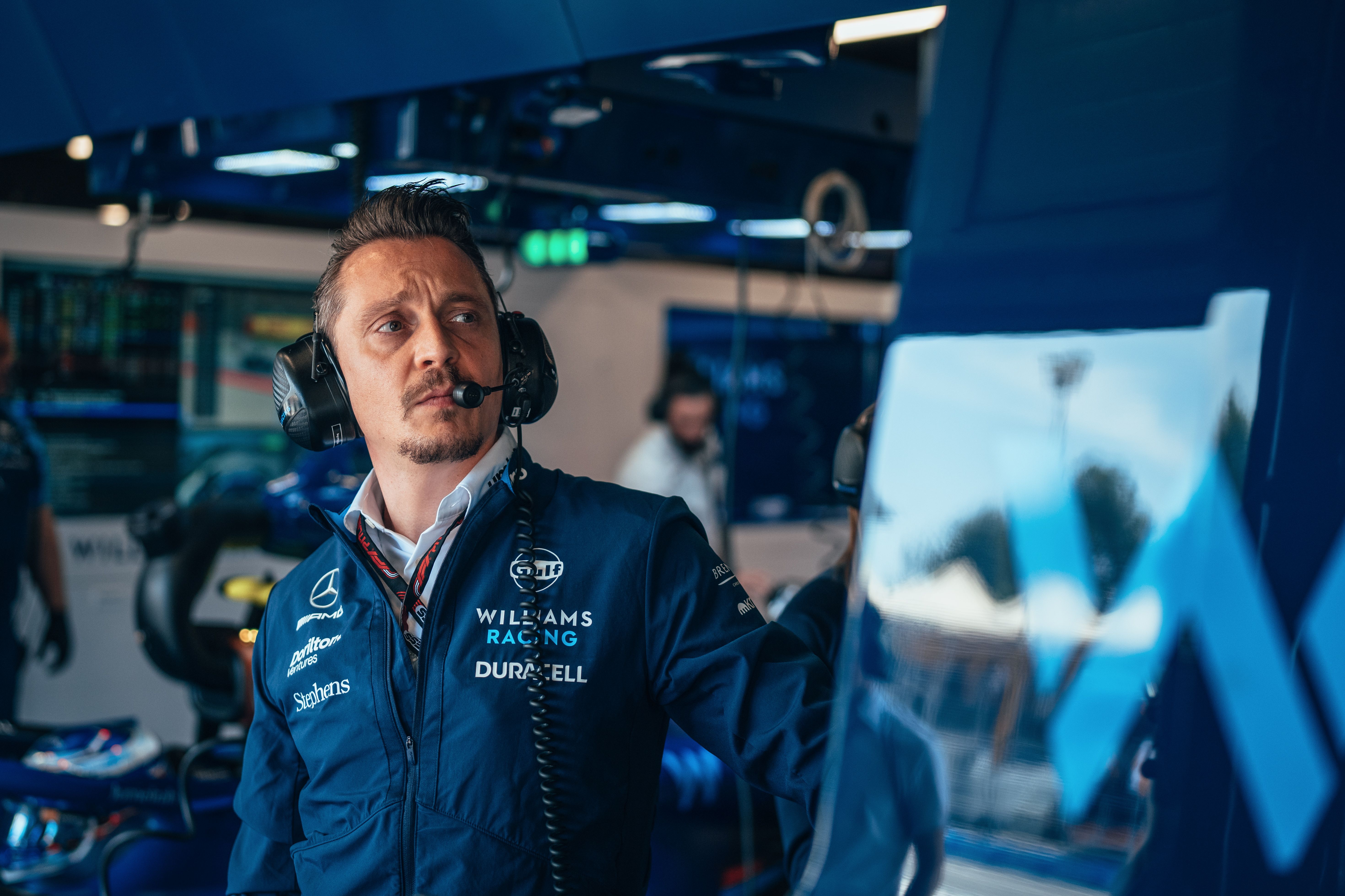 Gaetan waits to give Logan the all clear.